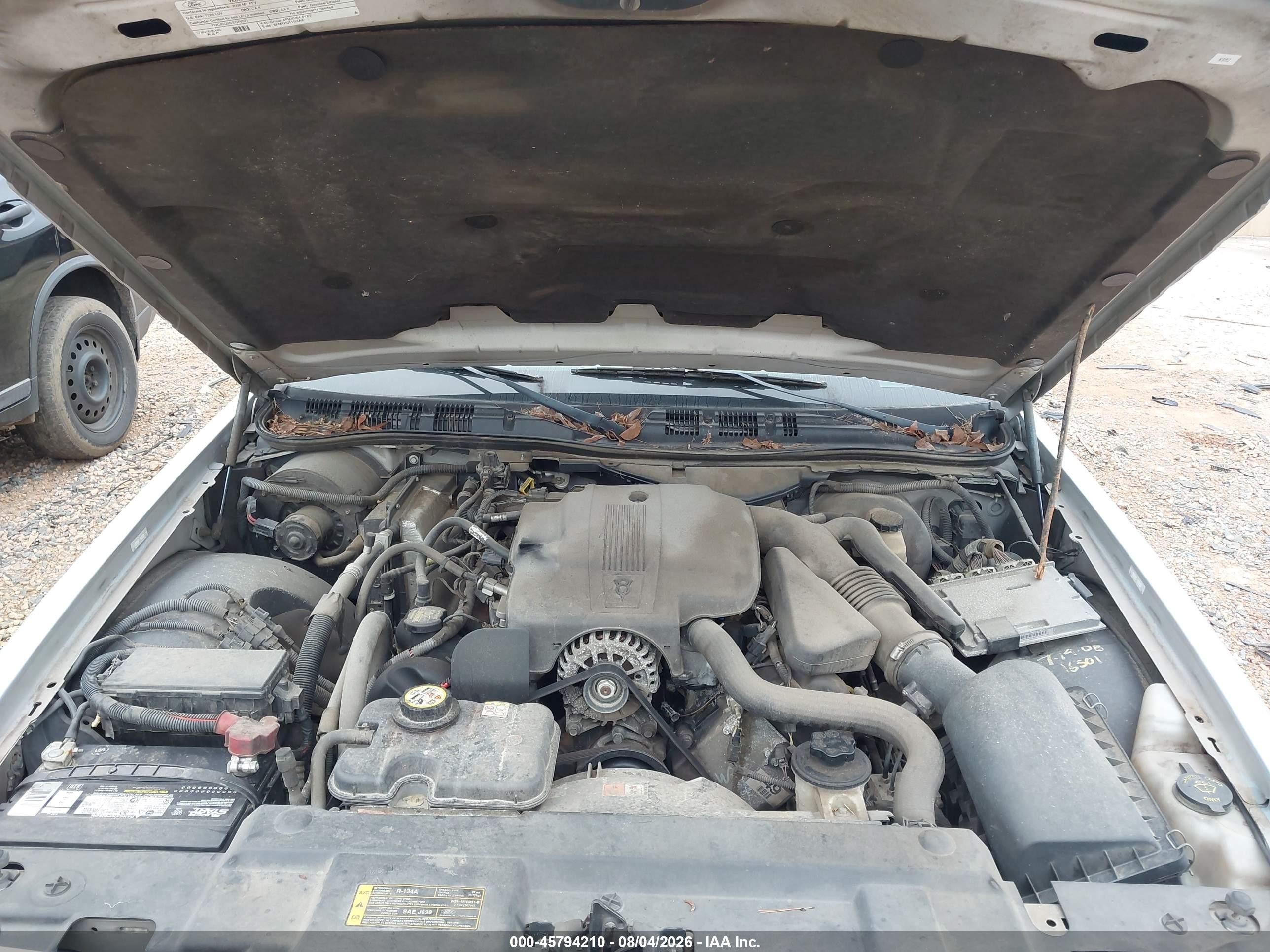 2008 Mercury Grand Marquis Ls Beige vin: 2MEFM75V28X662718