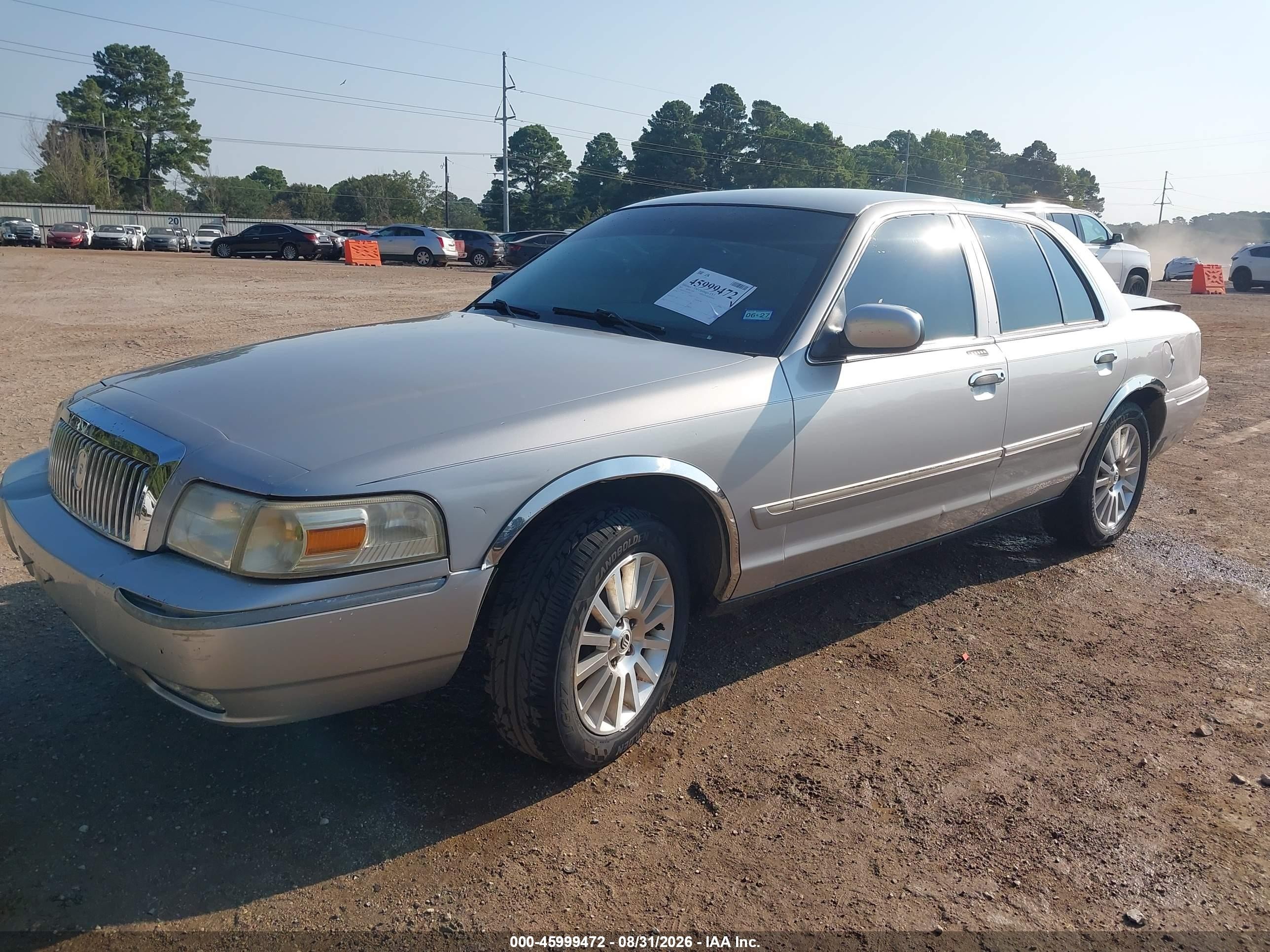 2007 Mercury Grand Marquis Ls Silver vin: 2MEFM75V37X600971