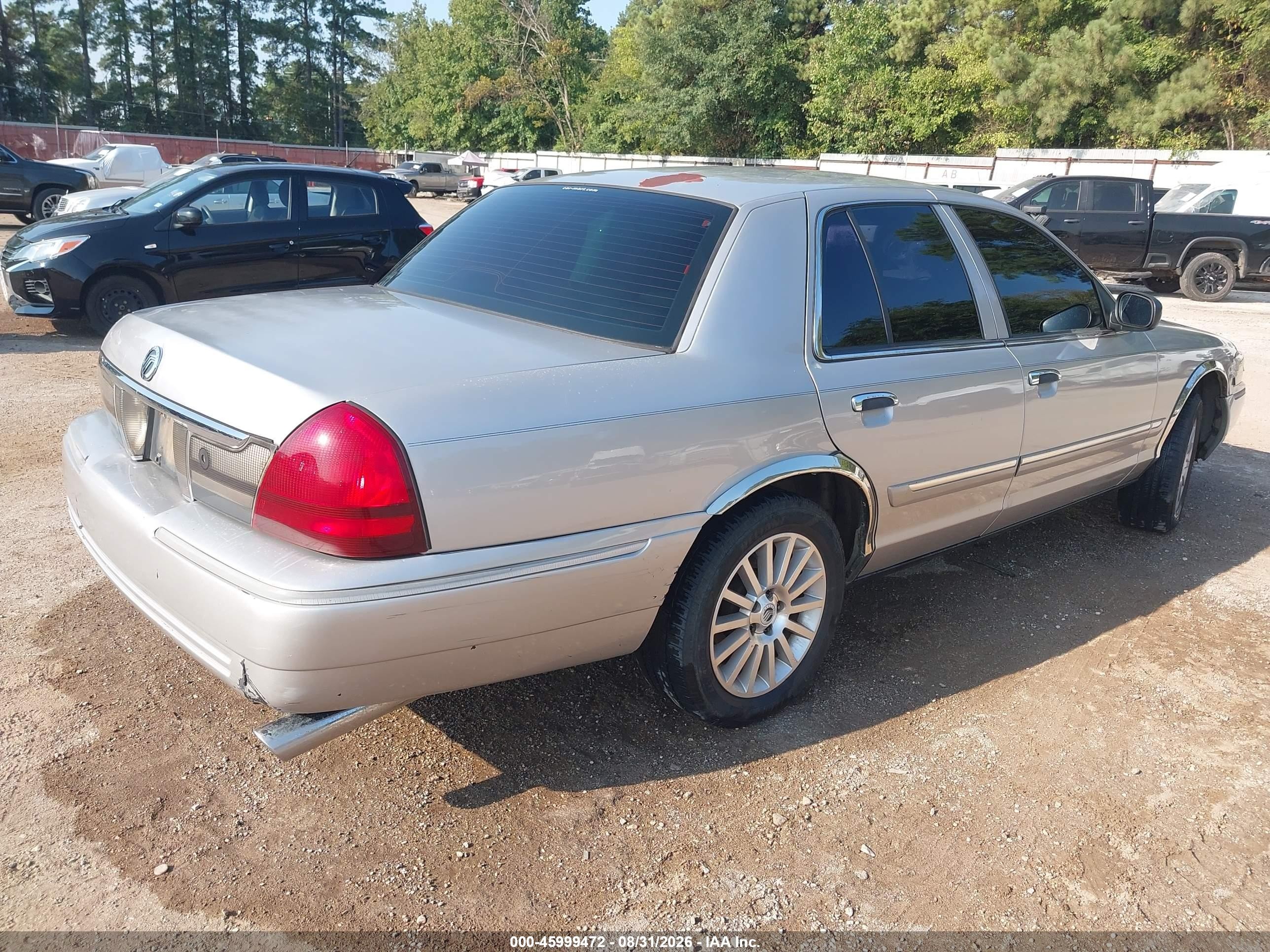 2007 Mercury Grand Marquis Ls Silver vin: 2MEFM75V37X600971