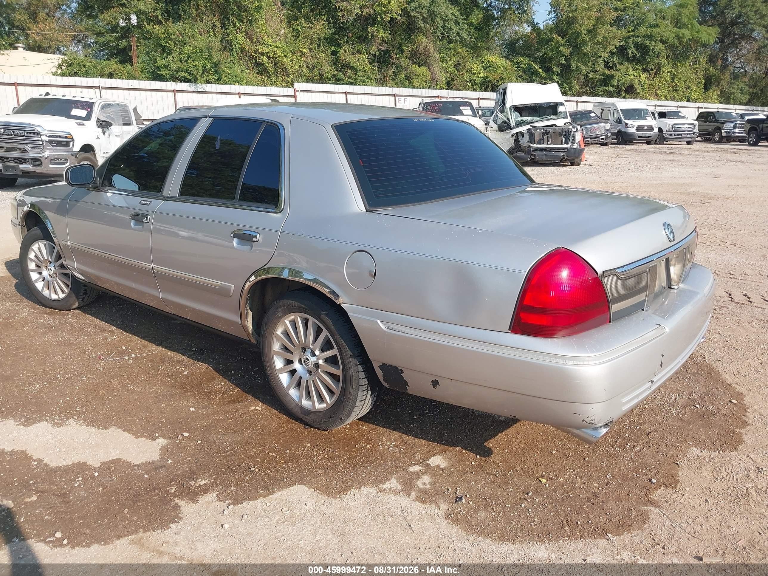 2007 Mercury Grand Marquis Ls Silver vin: 2MEFM75V37X600971