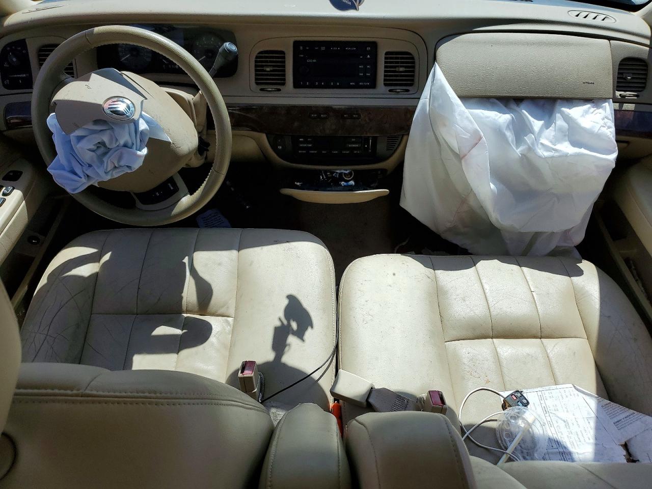2007 Mercury Grand Marquis Ls White vin: 2MEFM75V37X620749