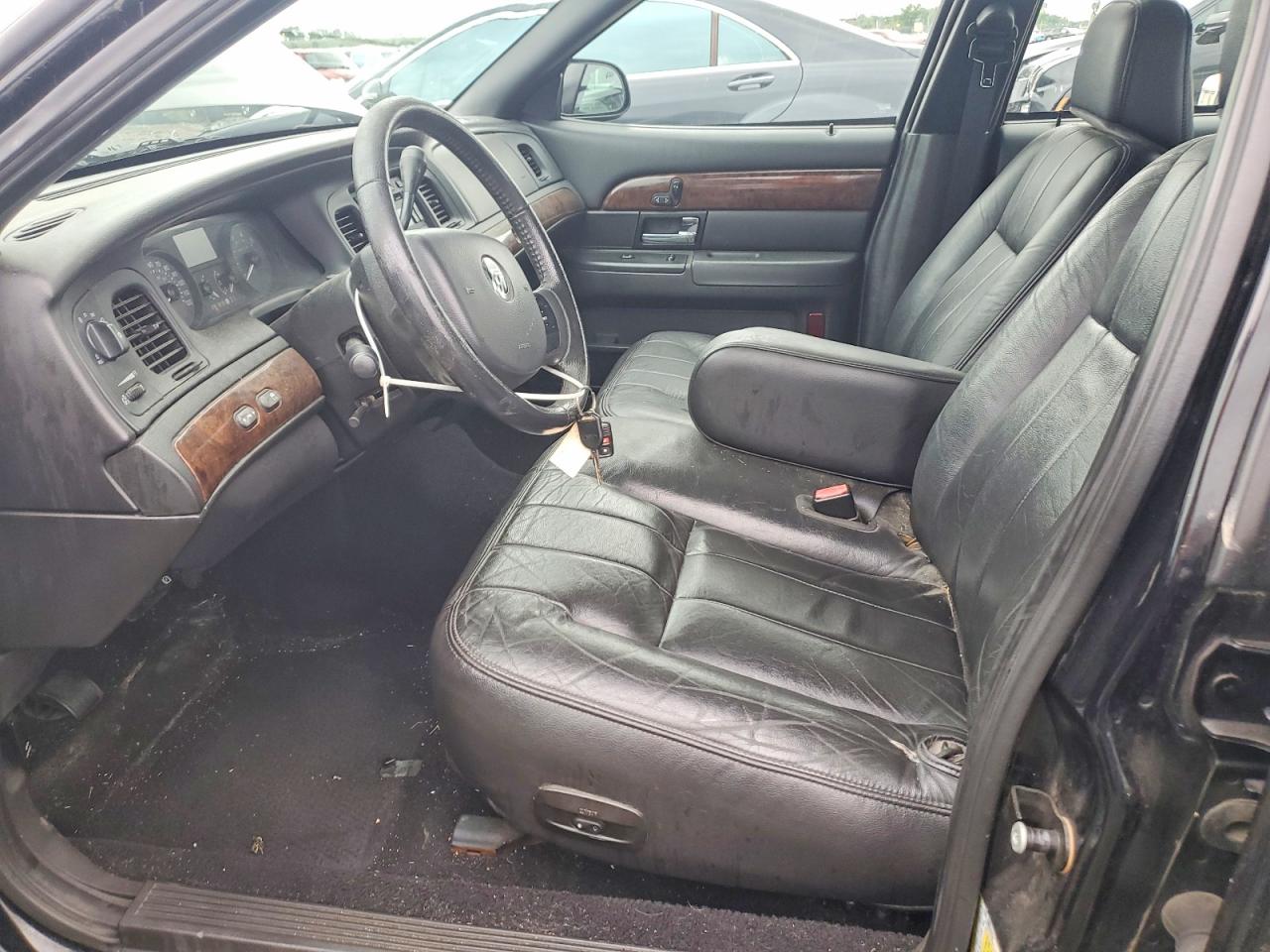 2008 Mercury Grand Marquis Ls Black vin: 2MEFM75V38X619263