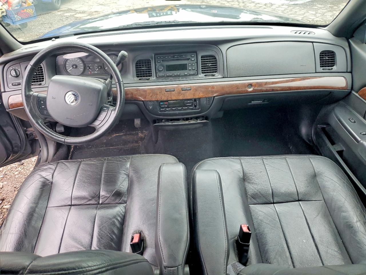 2008 Mercury Grand Marquis Ls Black vin: 2MEFM75V38X619263