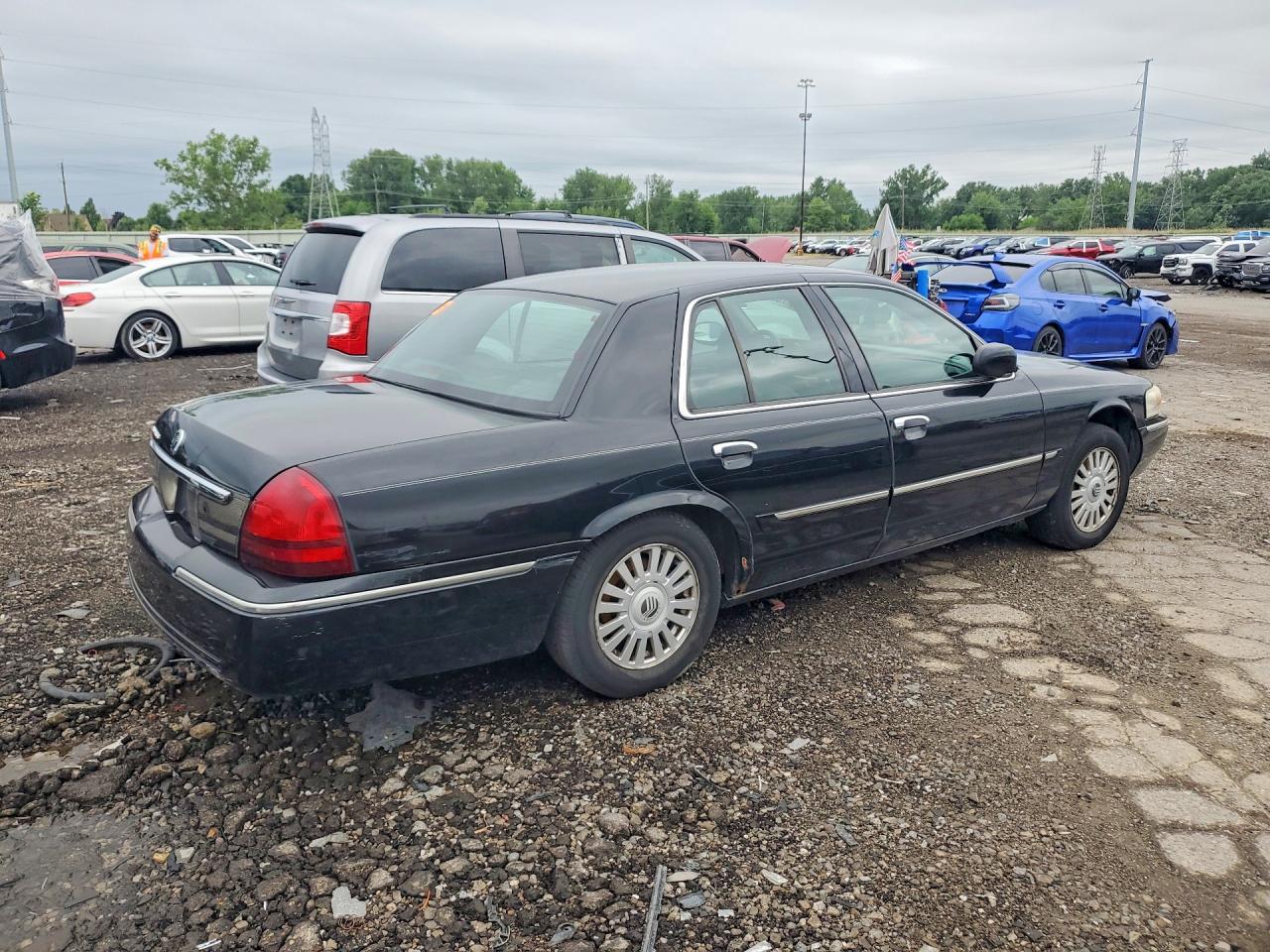 2008 Mercury Grand Marquis Ls Black vin: 2MEFM75V38X619263