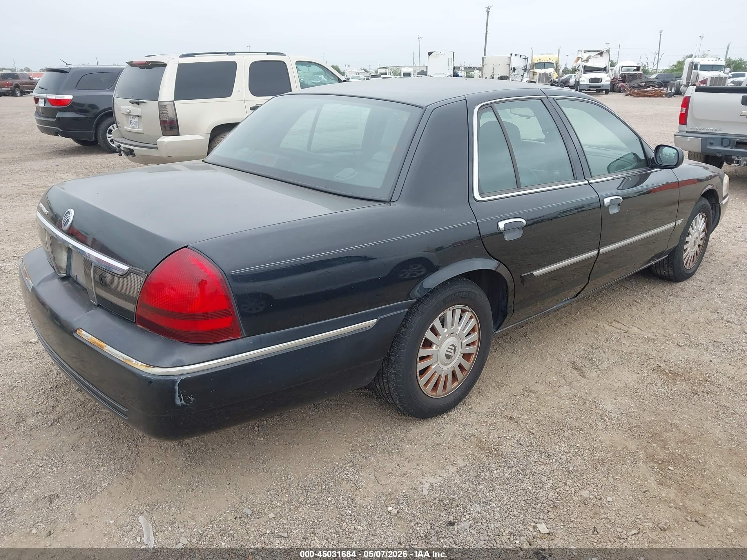 2008 Mercury Grand Marquis Ls Black vin: 2MEFM75V38X631252