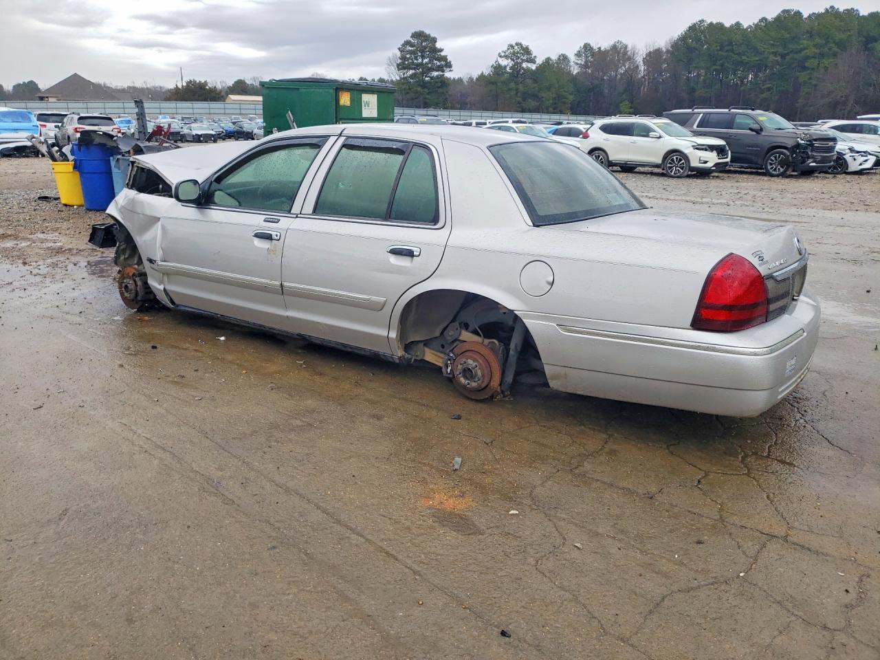 2008 Mercury Grand Marquis Ls Silver vin: 2MEFM75V38X658967