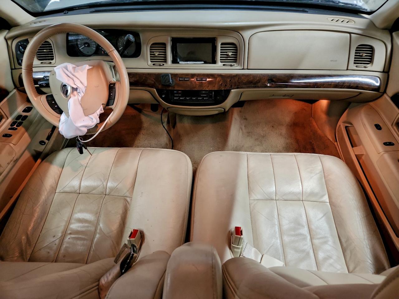 2008 Mercury Grand Marquis Ls Beige vin: 2MEFM75V38X662923