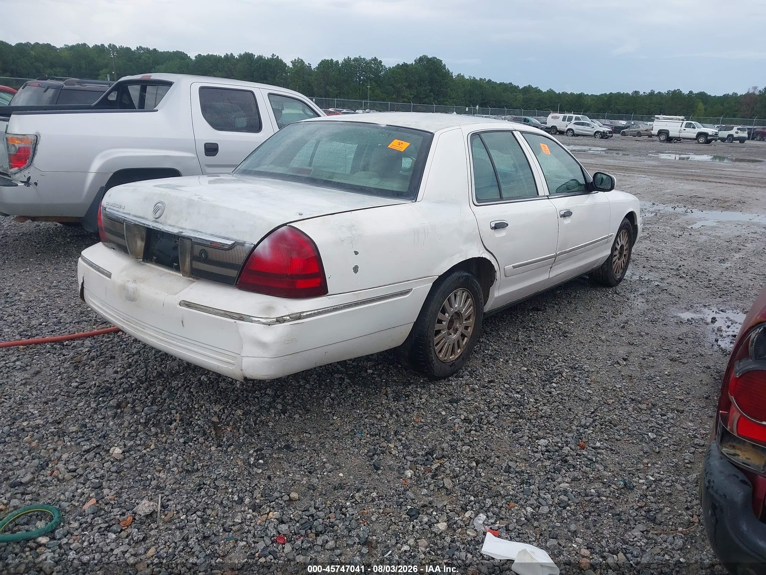 2006 Mercury Grand Marquis Ls White vin: 2MEFM75V46X629426