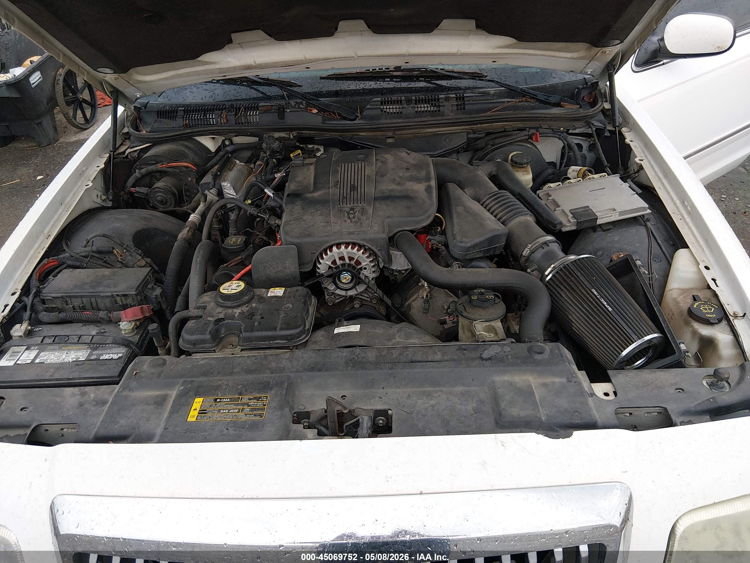 2007 Mercury Grand Marquis Ls White vin: 2MEFM75V47X643912