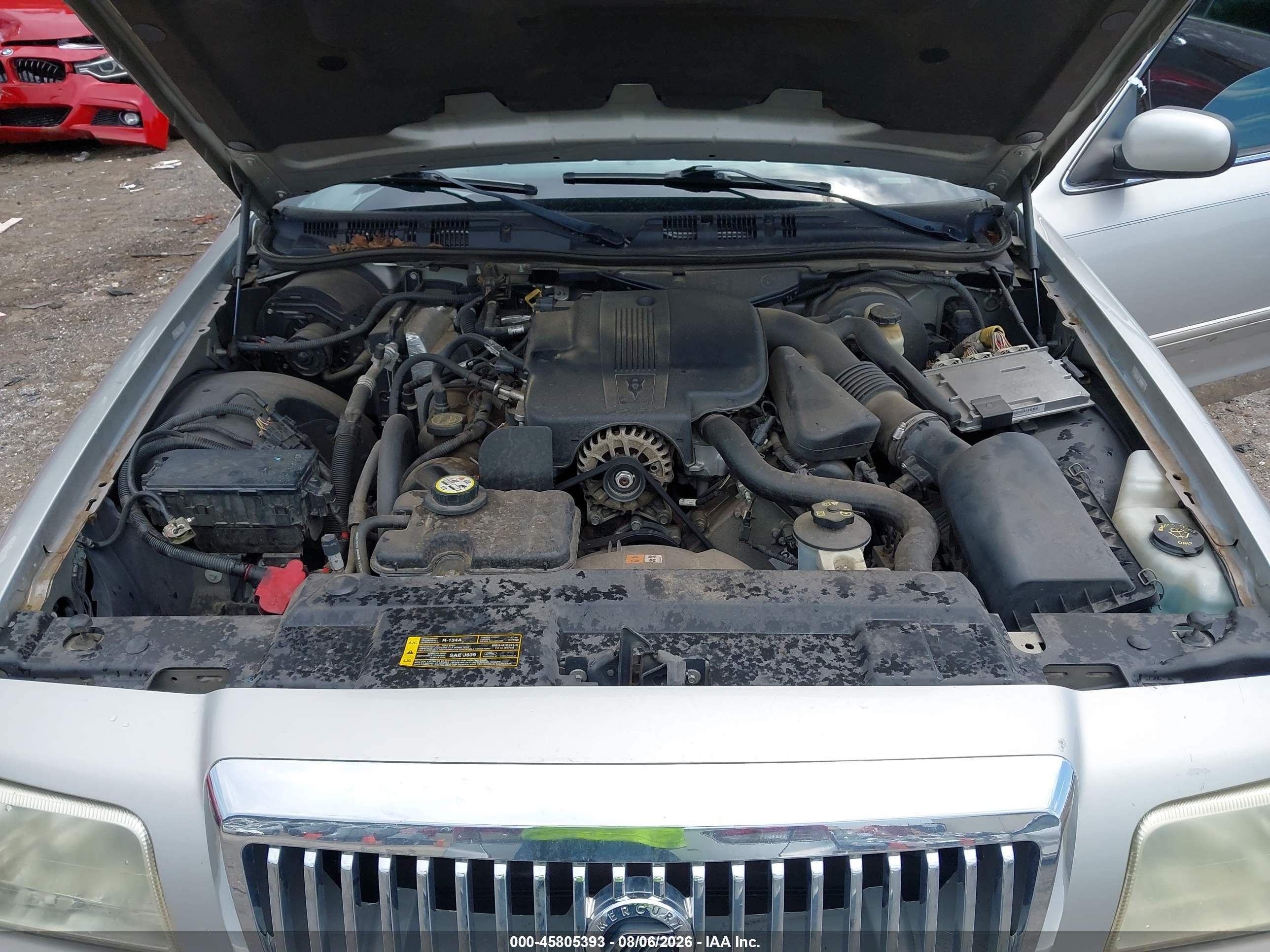2008 Mercury Grand Marquis Ls Silver vin: 2MEFM75V58X622004