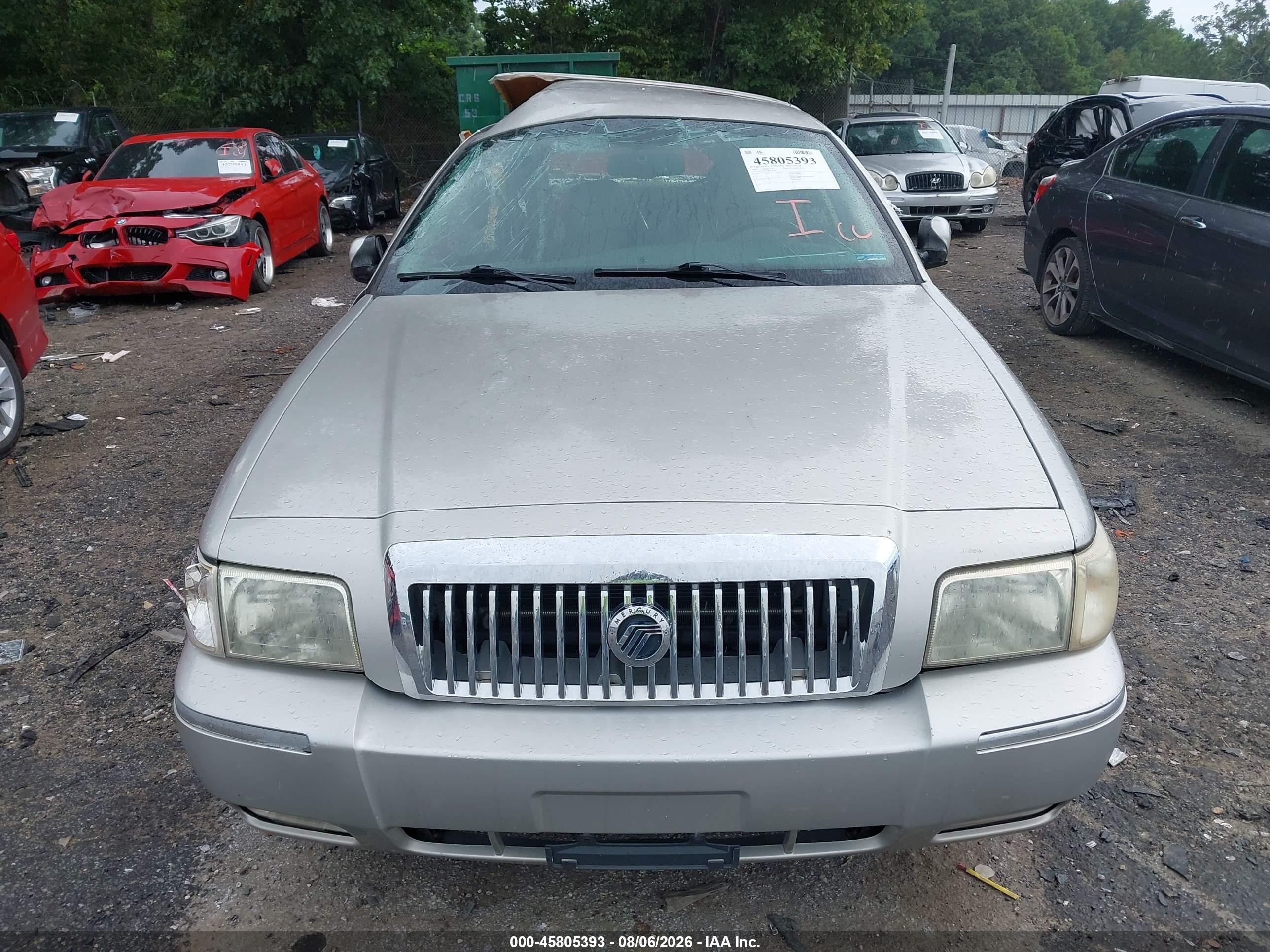 2008 Mercury Grand Marquis Ls Silver vin: 2MEFM75V58X622004