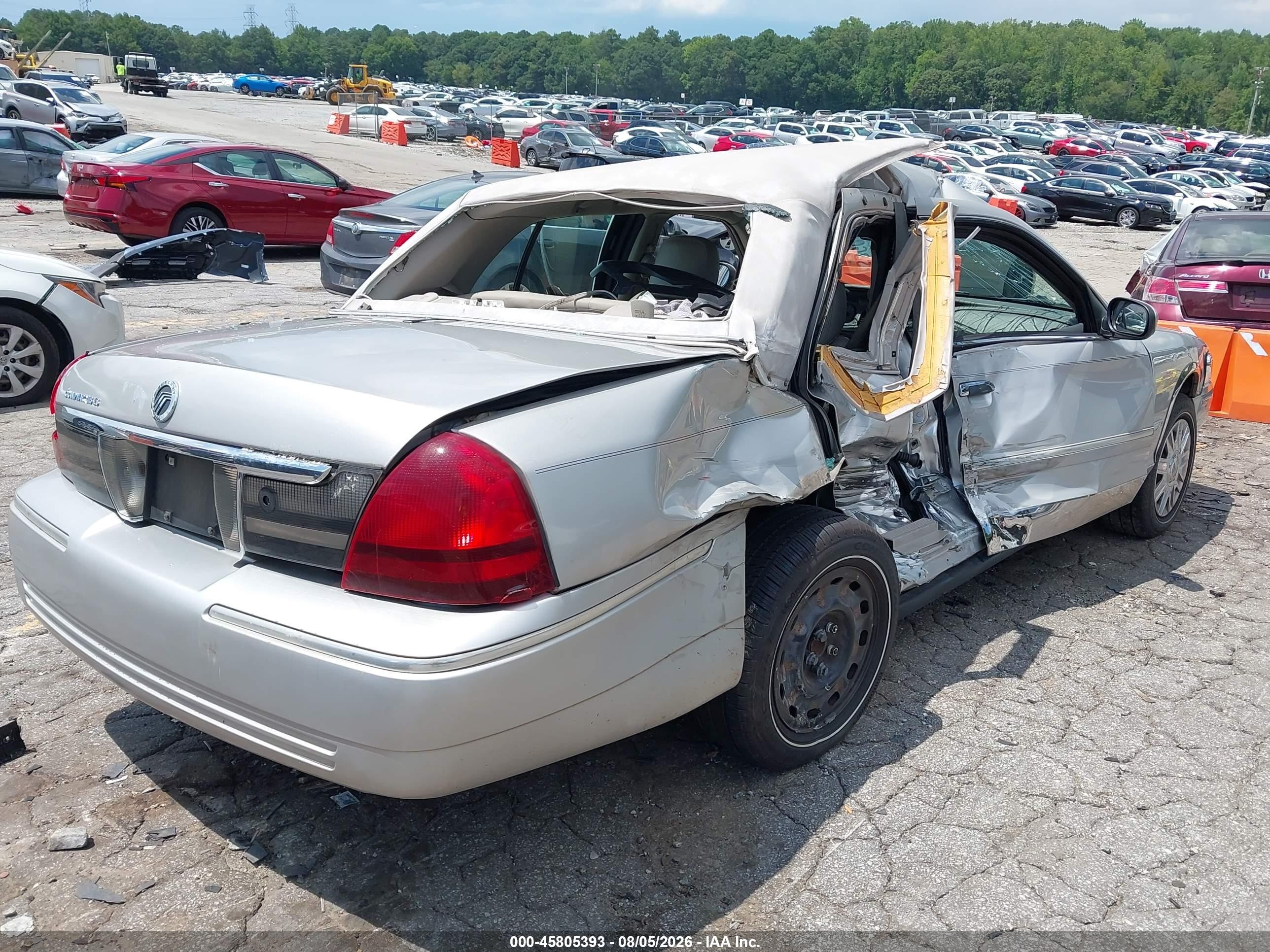 2008 Mercury Grand Marquis Ls Silver vin: 2MEFM75V58X622004