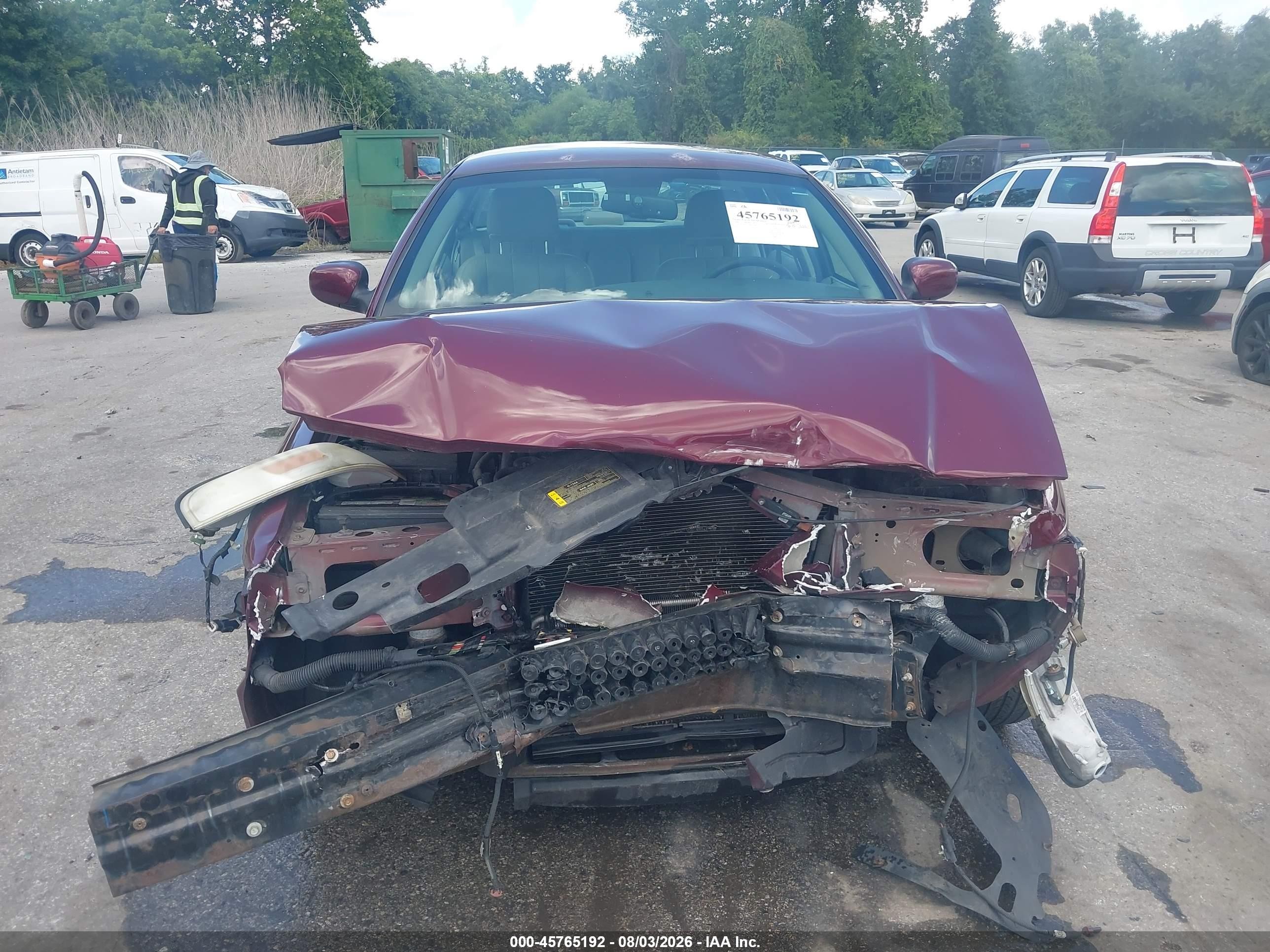 2008 Mercury Grand Marquis Ls Burgundy vin: 2MEFM75V58X637800
