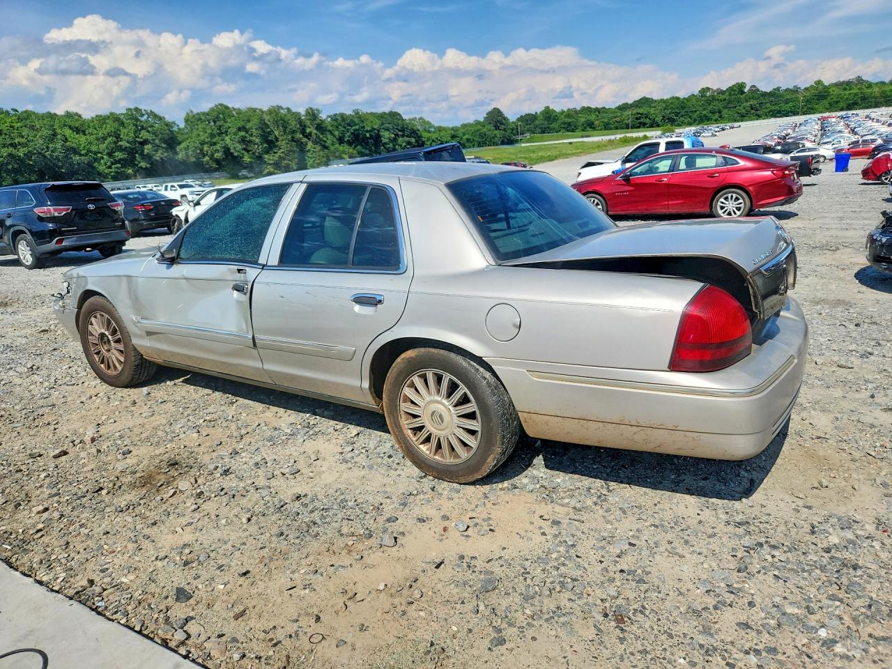 2008 Mercury Grand Marquis Ls Silver vin: 2MEFM75V58X661451