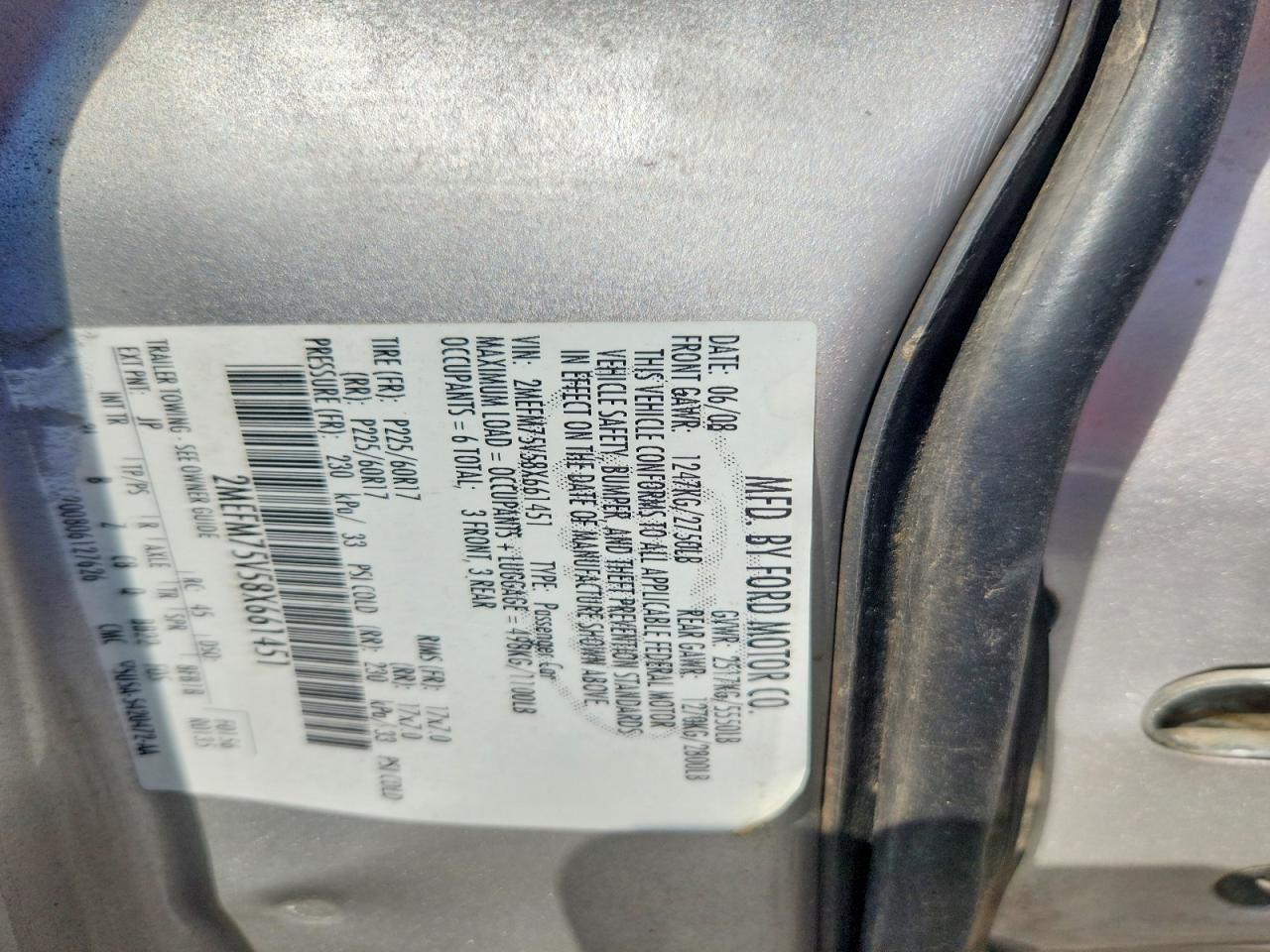 2008 Mercury Grand Marquis Ls Silver vin: 2MEFM75V58X661451