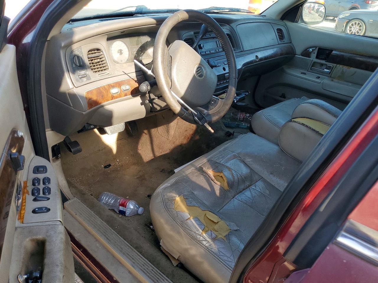 2008 Mercury Grand Marquis Ls Maroon vin: 2MEFM75V68X649373