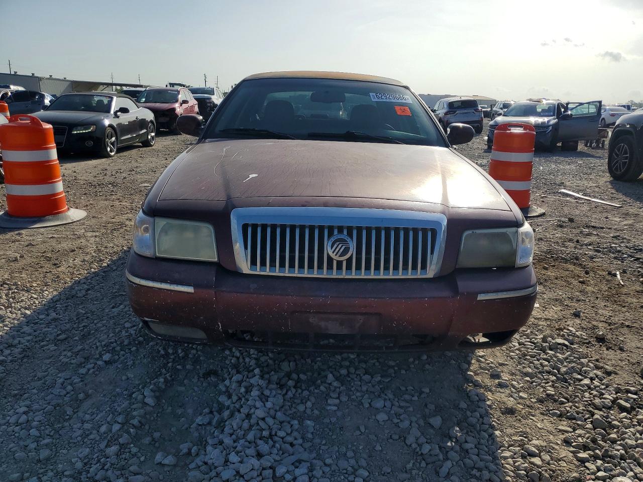 2008 Mercury Grand Marquis Ls Maroon vin: 2MEFM75V68X649373