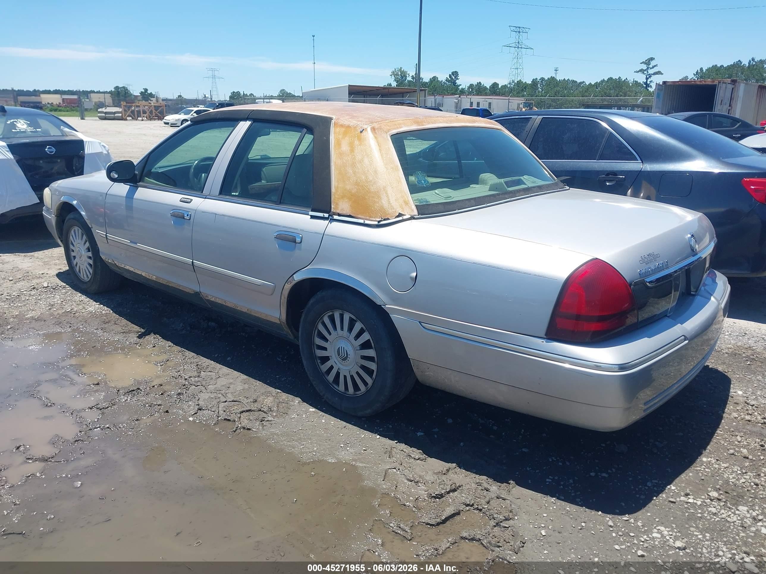 2007 Mercury Grand Marquis Ls Silver vin: 2MEFM75V77X619930