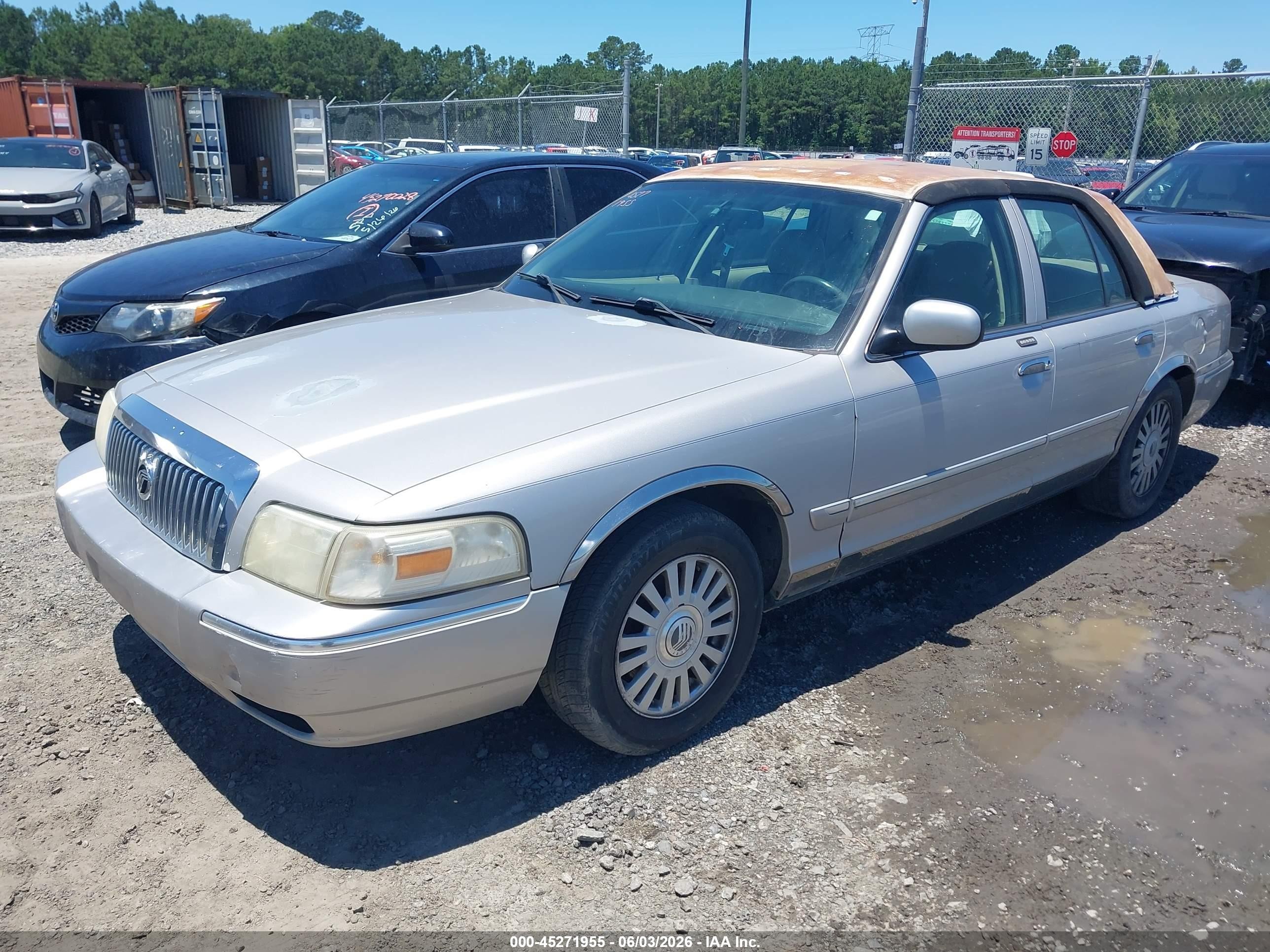 2007 Mercury Grand Marquis Ls Silver vin: 2MEFM75V77X619930