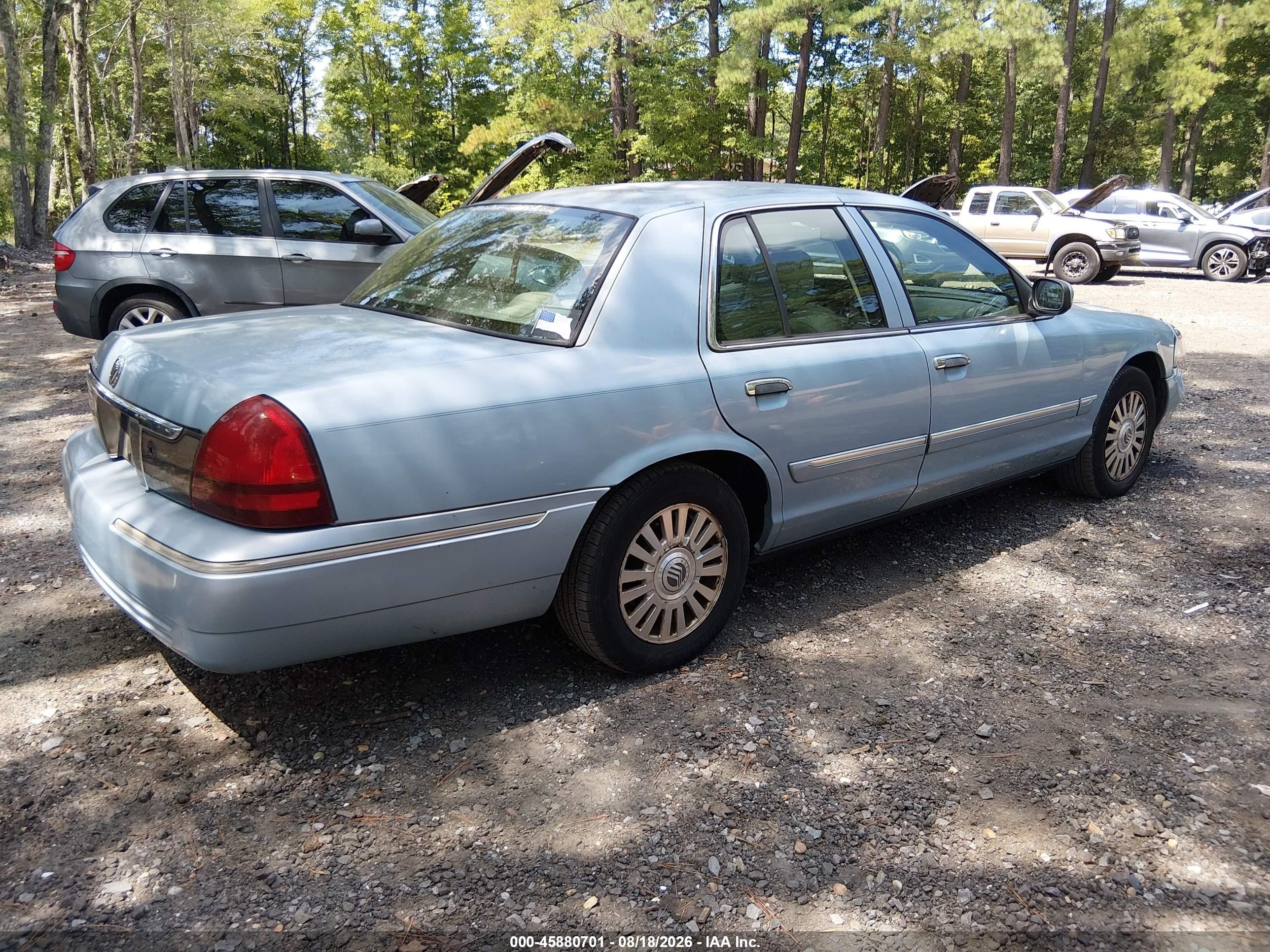 2006 Mercury Grand Marquis Ls Blue vin: 2MEFM75V86X626139