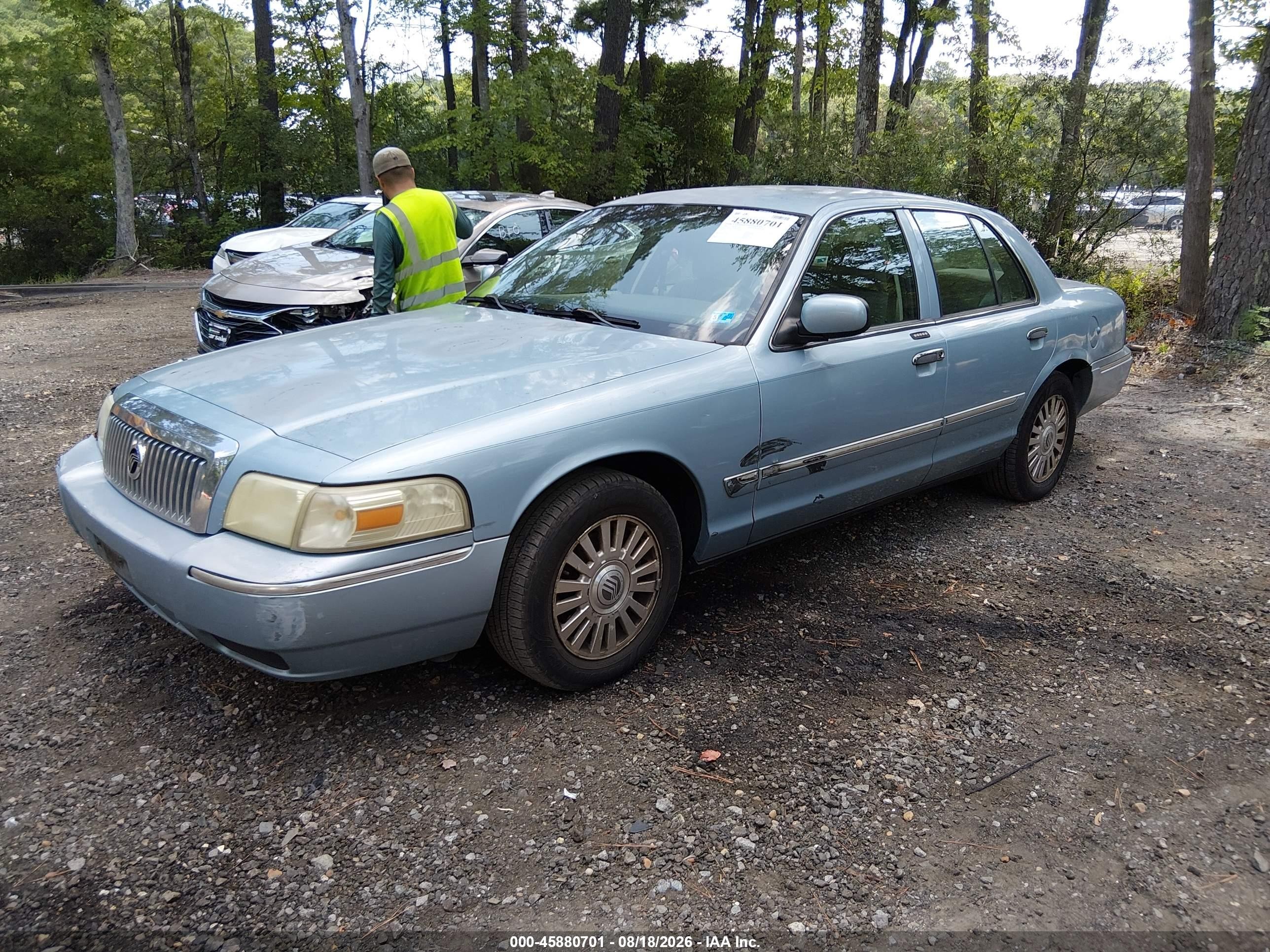 2006 Mercury Grand Marquis Ls Blue vin: 2MEFM75V86X626139