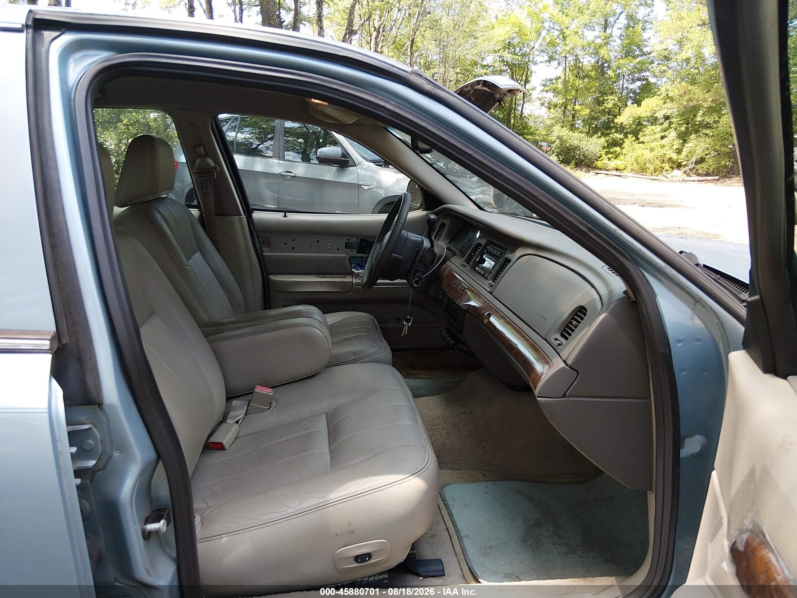2006 Mercury Grand Marquis Ls Blue vin: 2MEFM75V86X626139