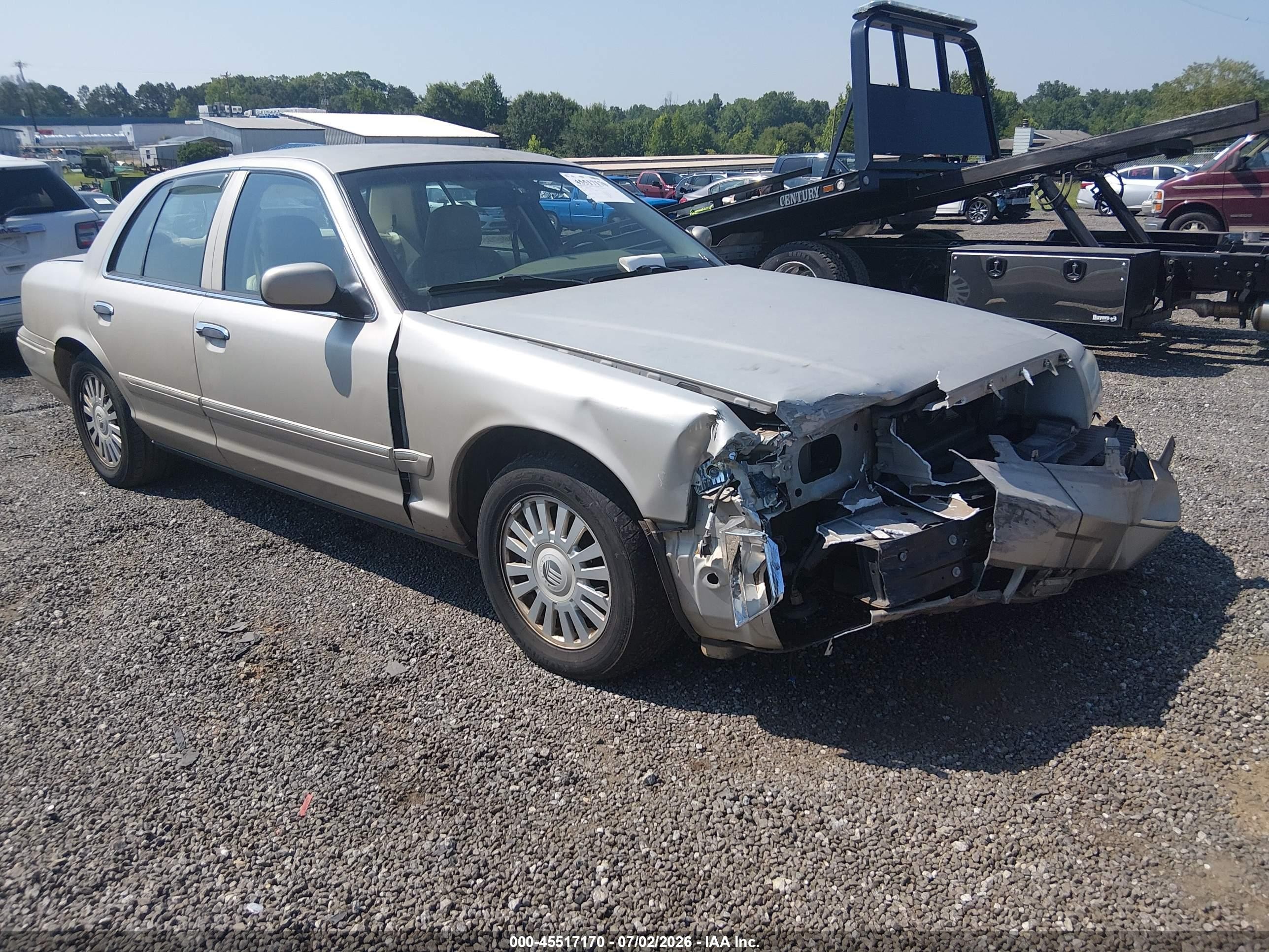 2007 Mercury Grand Marquis Ls Gold vin: 2MEFM75V87X640270