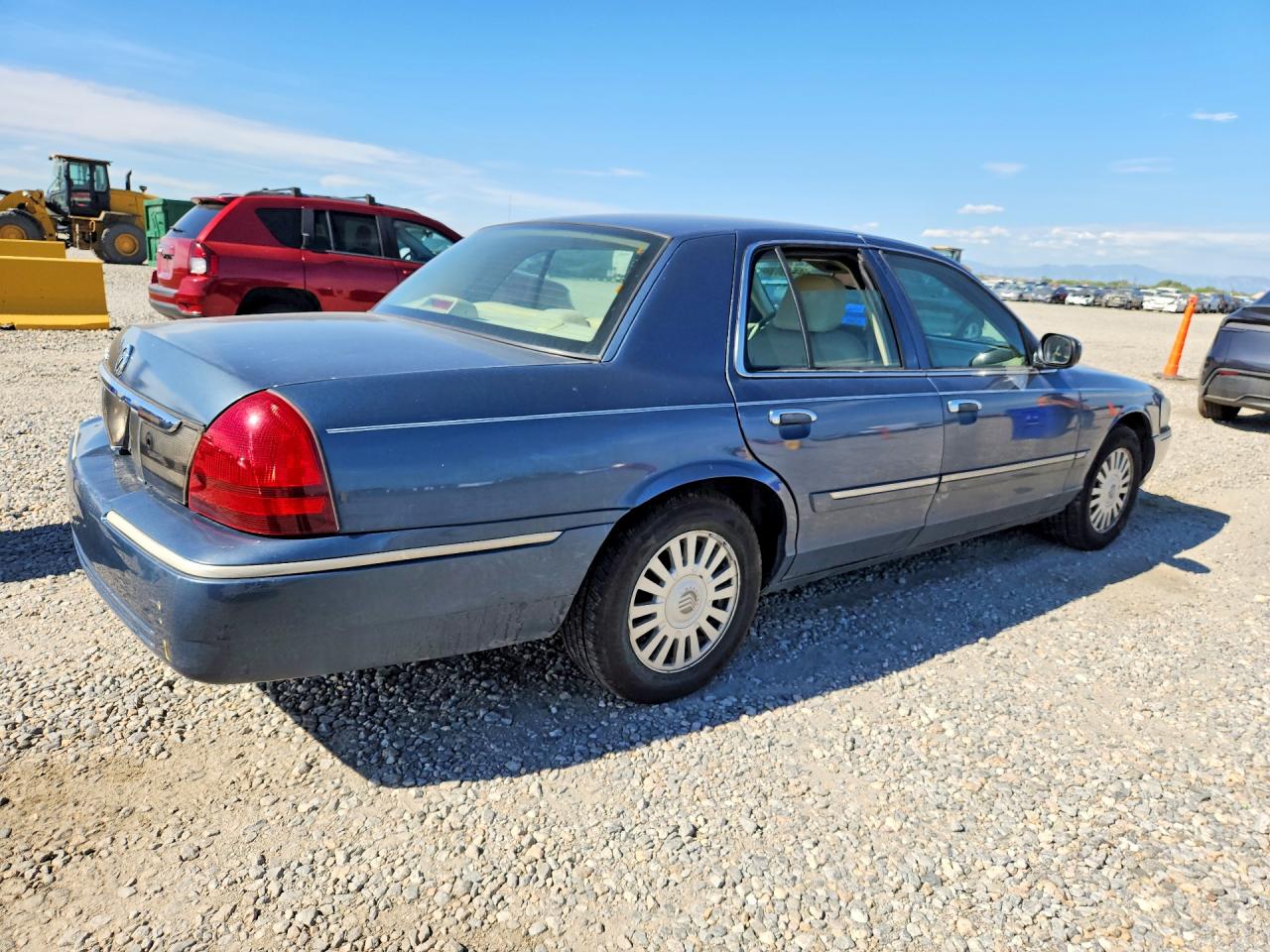 2008 Mercury Grand Marquis Ls Blue vin: 2MEFM75V88X622644