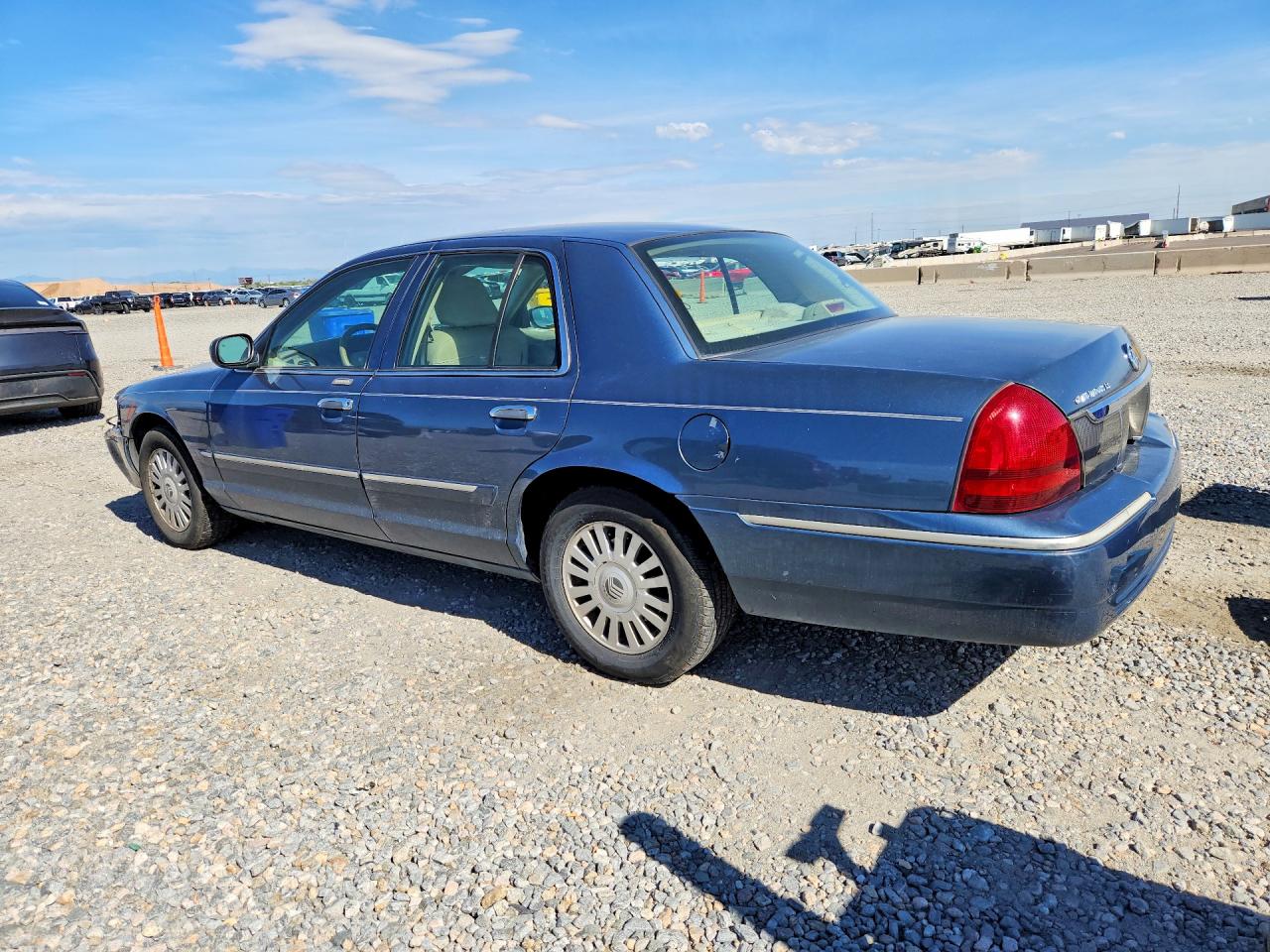 2008 Mercury Grand Marquis Ls Blue vin: 2MEFM75V88X622644