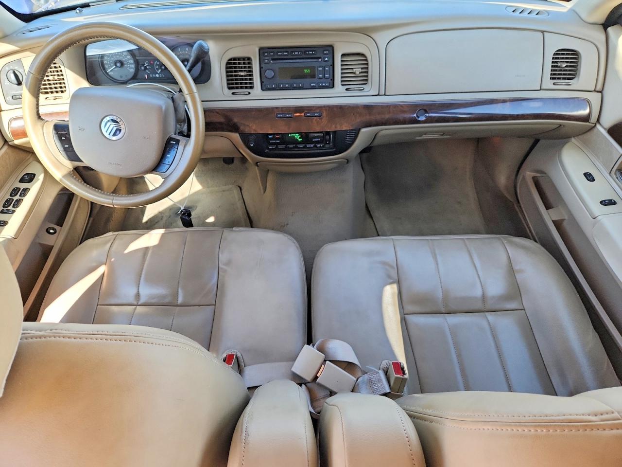 2008 Mercury Grand Marquis Ls Blue vin: 2MEFM75V88X622644