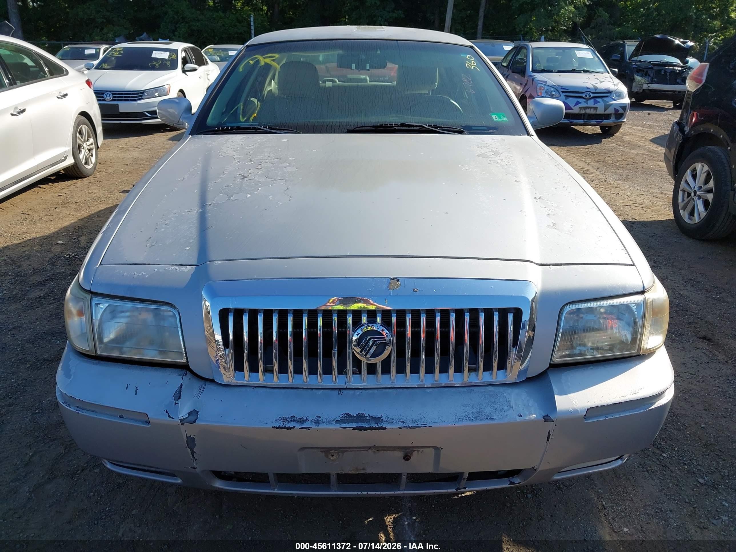2008 Mercury Grand Marquis Ls Silver vin: 2MEFM75V88X662187