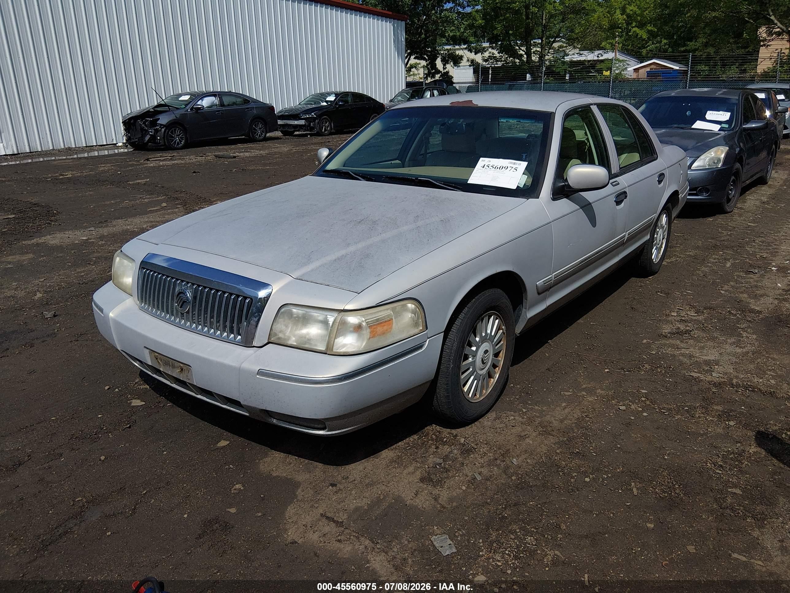 2007 Mercury Grand Marquis Ls Желто-коричневый vin: 2MEFM75V97X628368