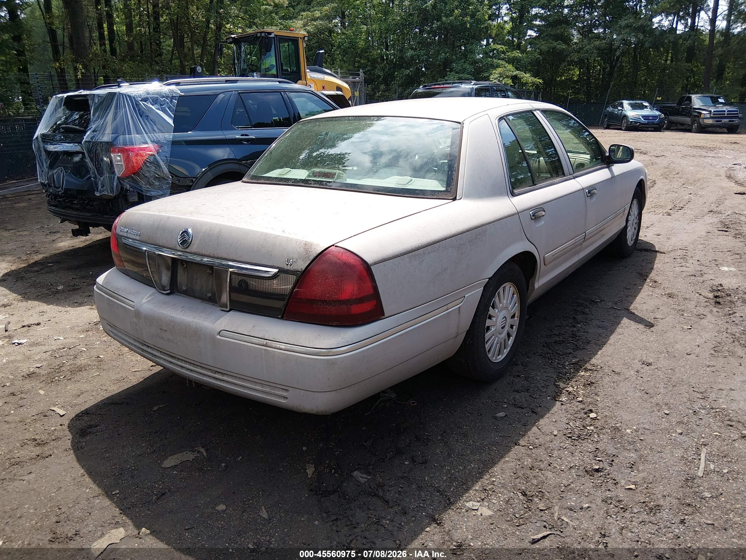 2007 Mercury Grand Marquis Ls Желто-коричневый vin: 2MEFM75V97X628368