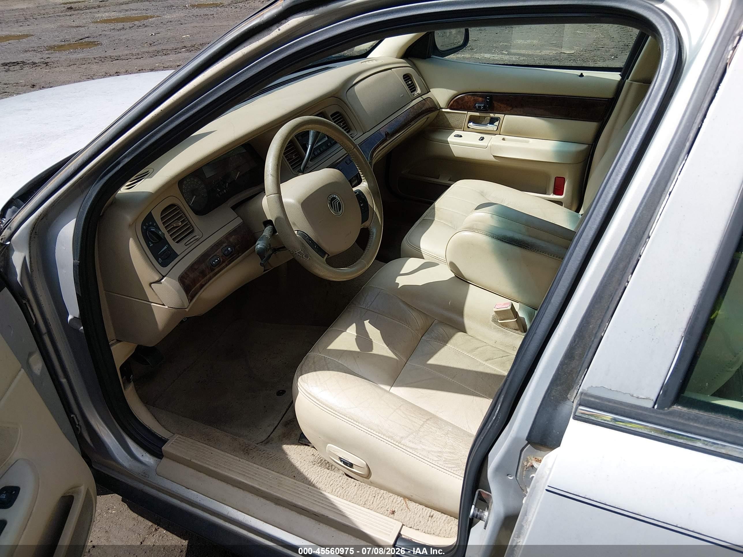 2007 Mercury Grand Marquis Ls Желто-коричневый vin: 2MEFM75V97X628368
