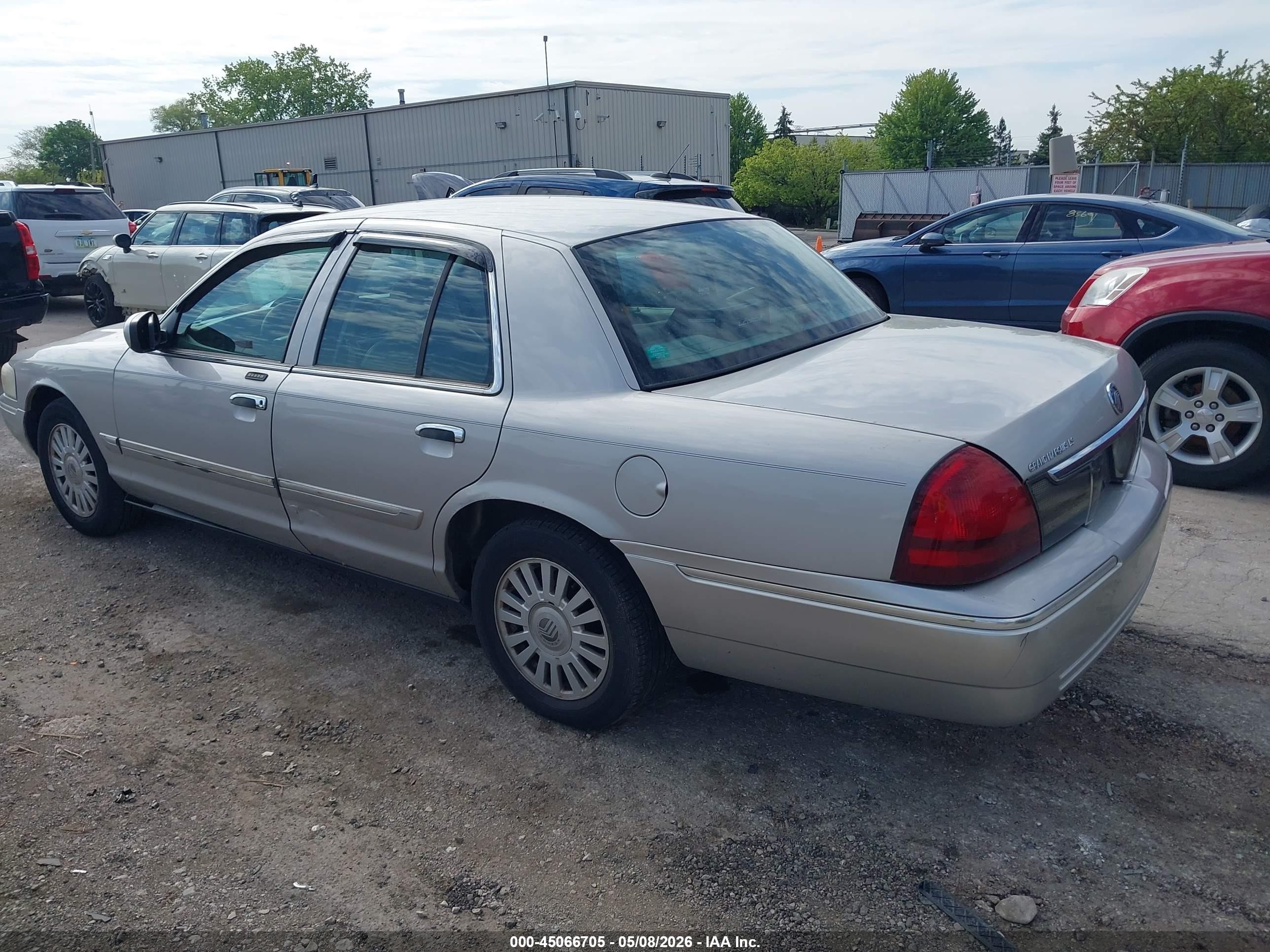 2008 Mercury Grand Marquis Ls Silver vin: 2MEFM75V98X606890