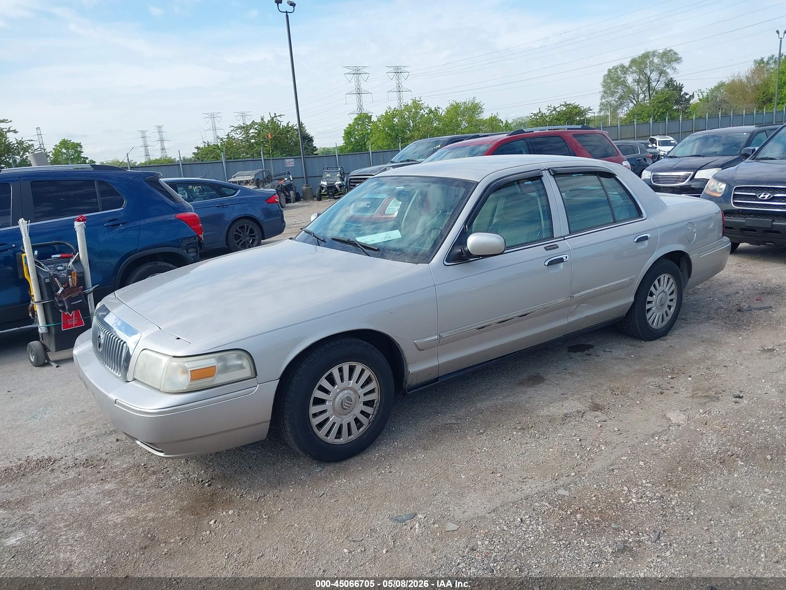 2008 Mercury Grand Marquis Ls Silver vin: 2MEFM75V98X606890
