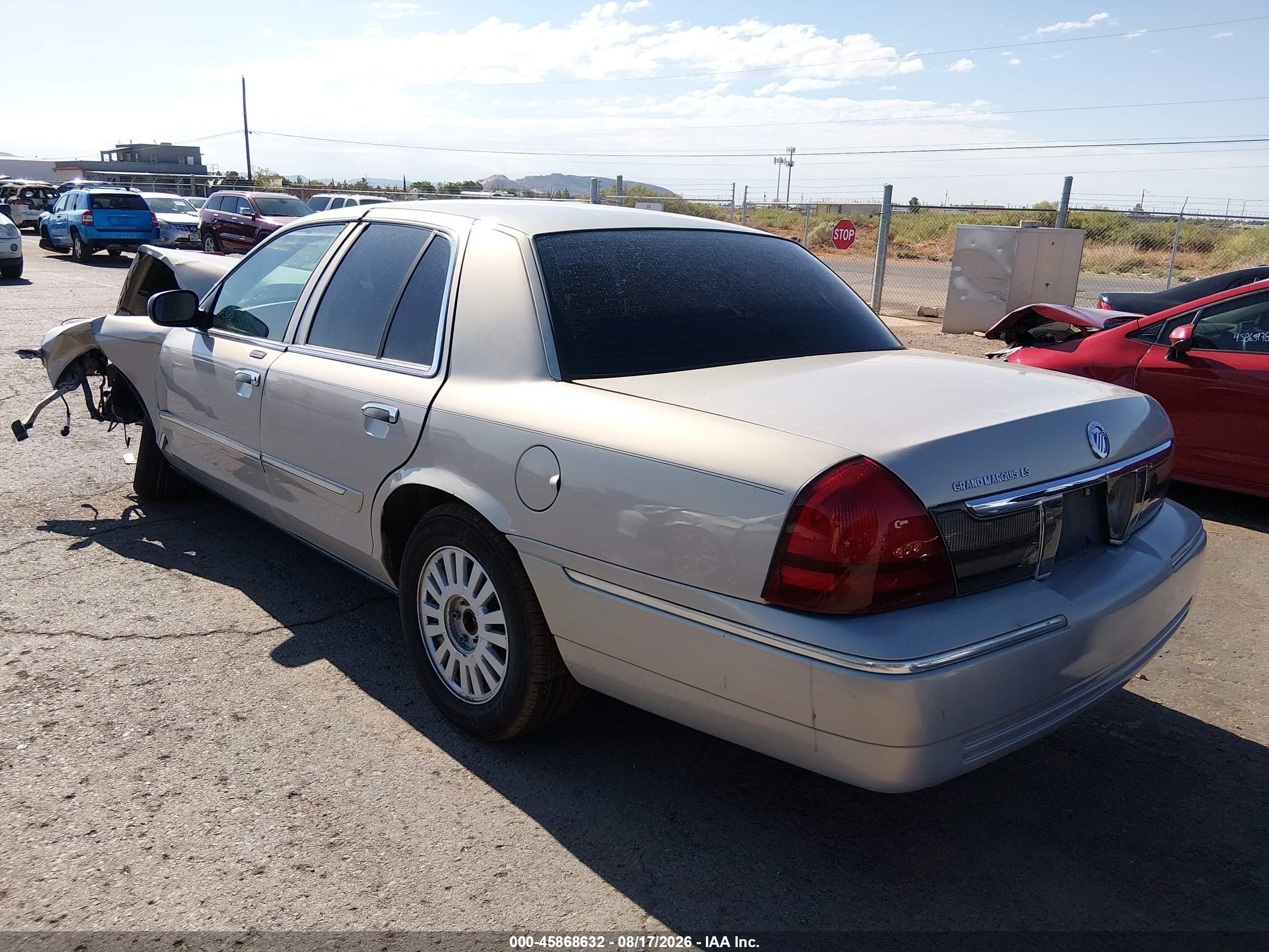 2008 Mercury Grand Marquis Ls Beige vin: 2MEFM75V98X609241