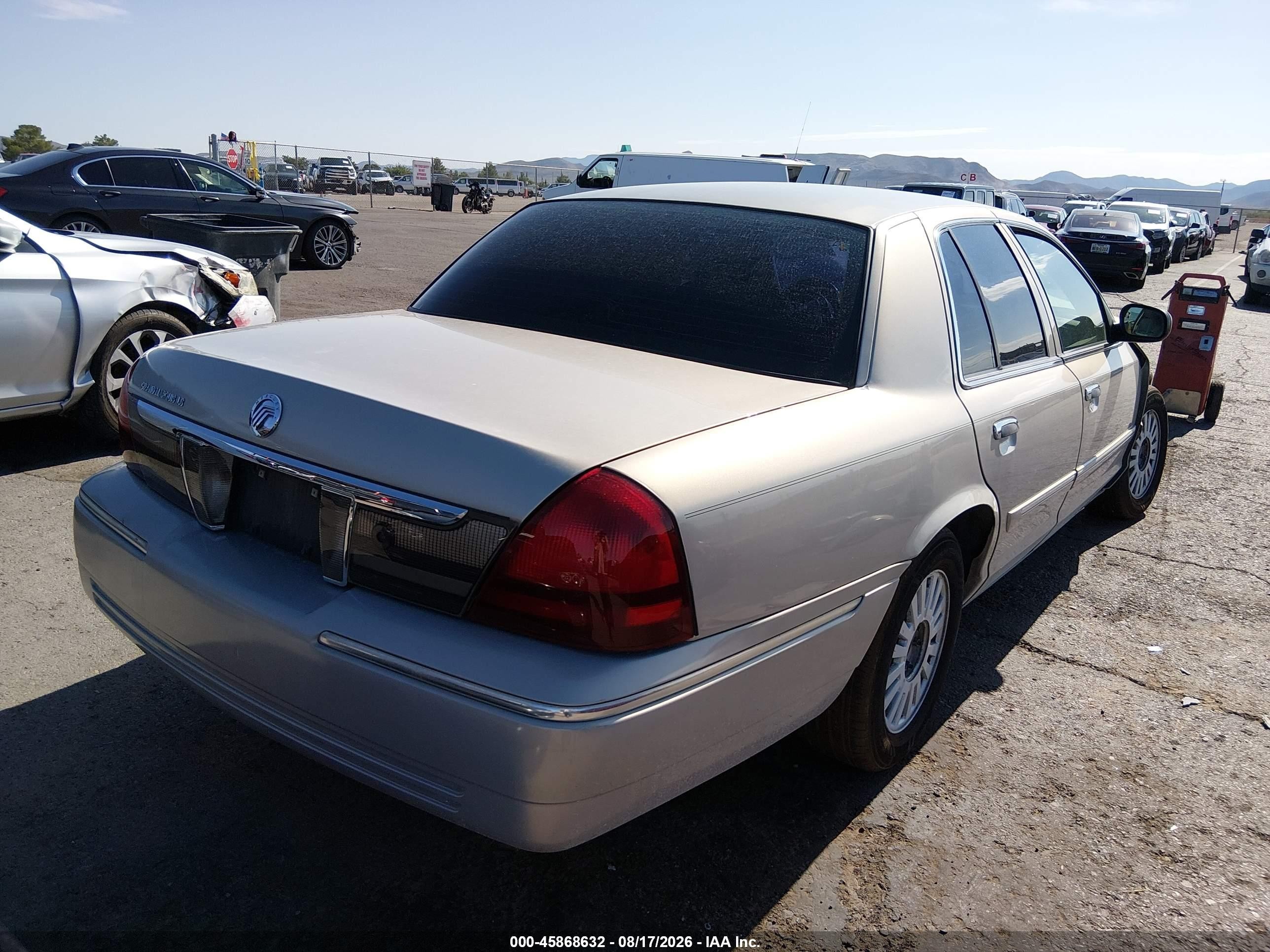 2008 Mercury Grand Marquis Ls Beige vin: 2MEFM75V98X609241