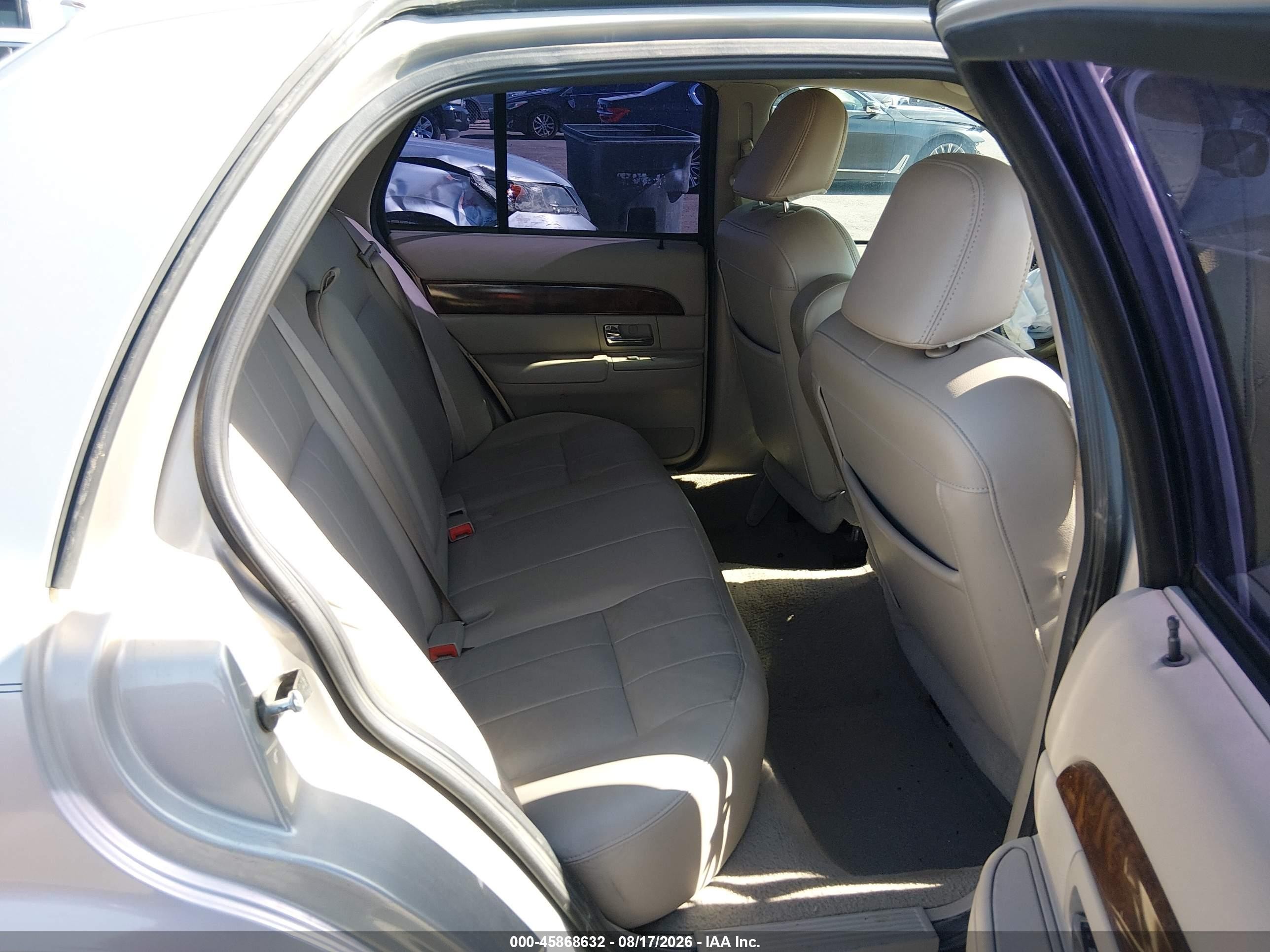 2008 Mercury Grand Marquis Ls Beige vin: 2MEFM75V98X609241