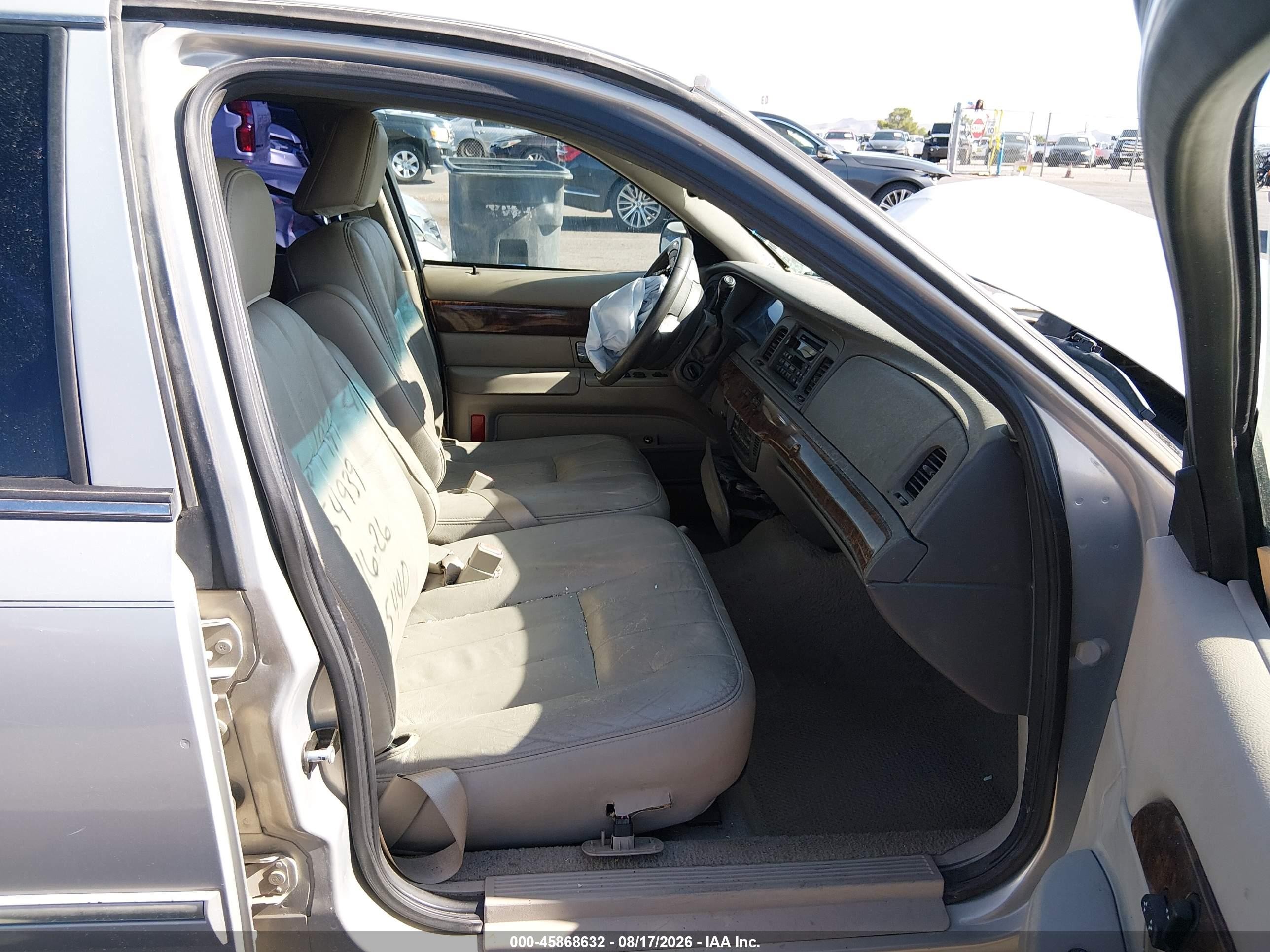 2008 Mercury Grand Marquis Ls Beige vin: 2MEFM75V98X609241