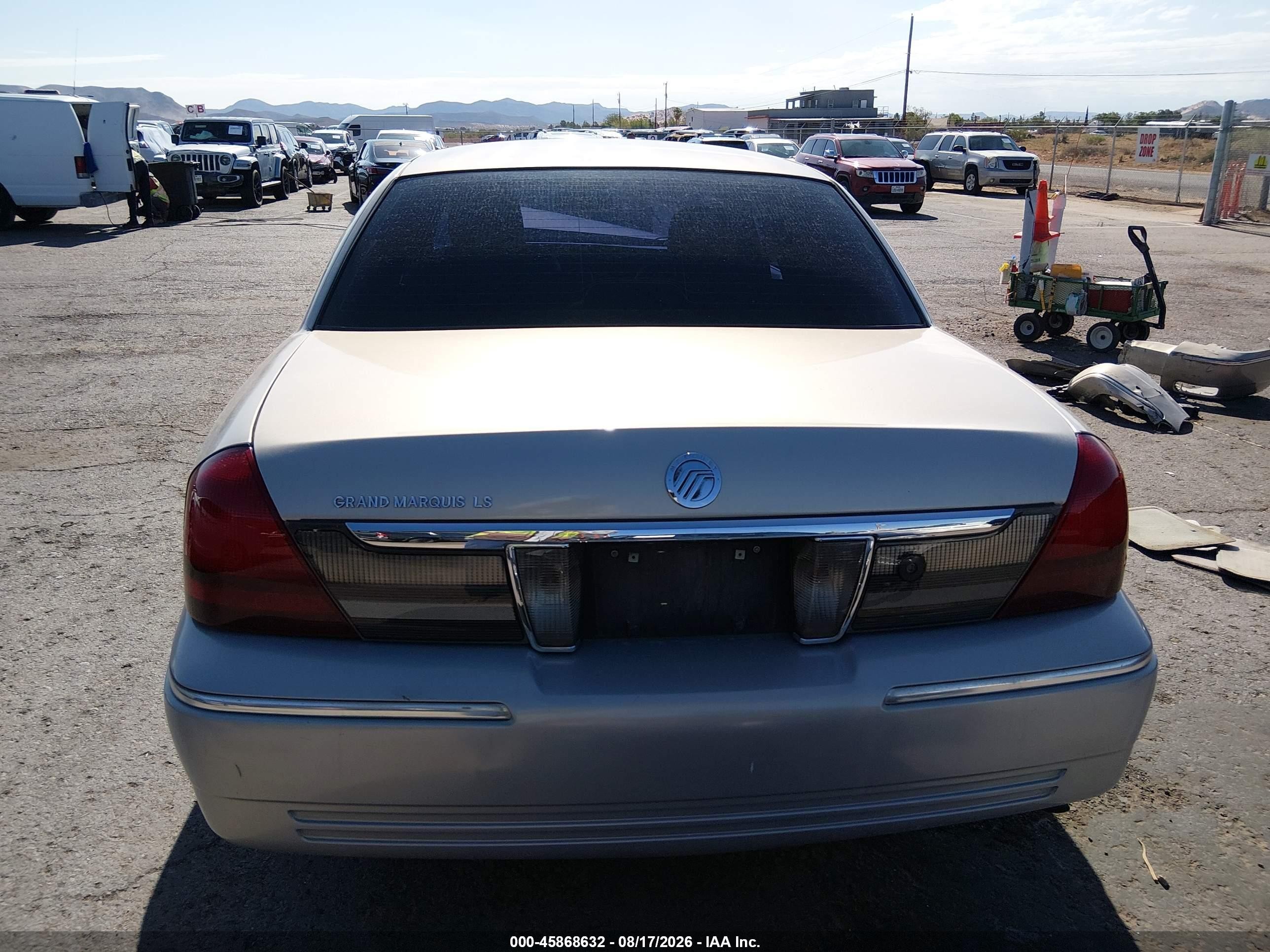 2008 Mercury Grand Marquis Ls Beige vin: 2MEFM75V98X609241