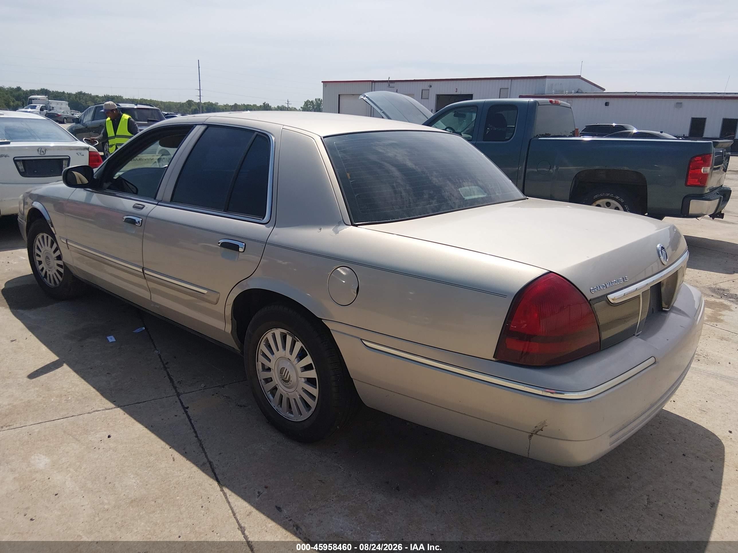2008 Mercury Grand Marquis Ls Серый vin: 2MEFM75V98X628288