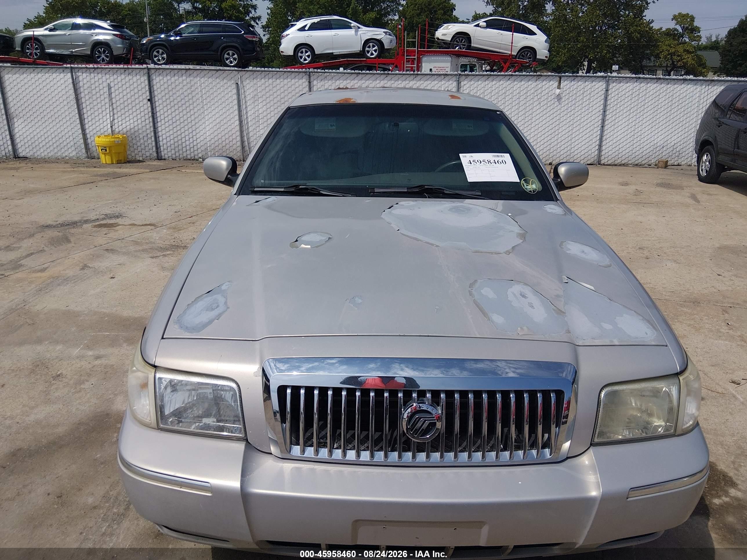 2008 Mercury Grand Marquis Ls Серый vin: 2MEFM75V98X628288