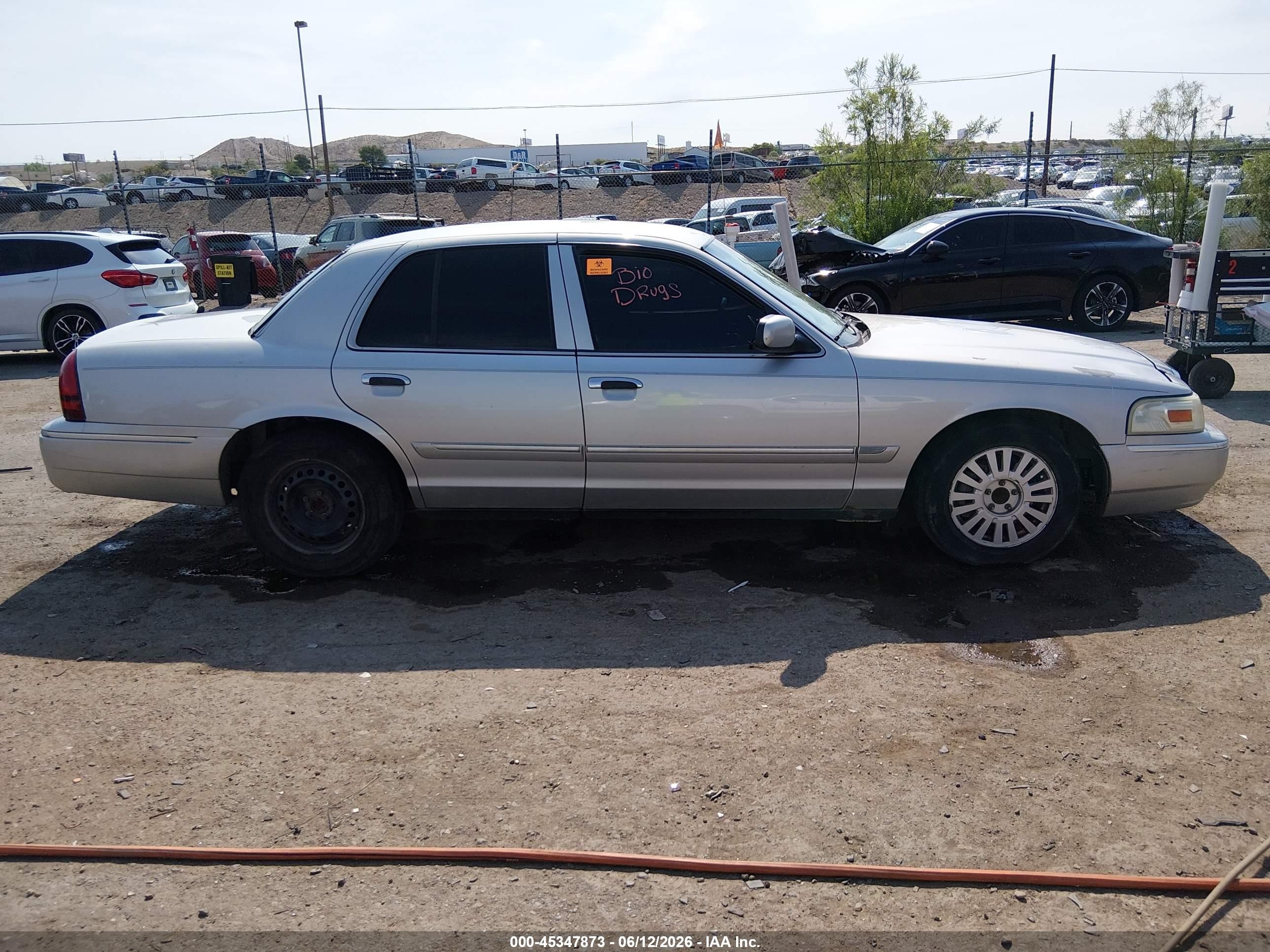 2007 Mercury Grand Marquis Ls Silver vin: 2MEFM75VX7X626208