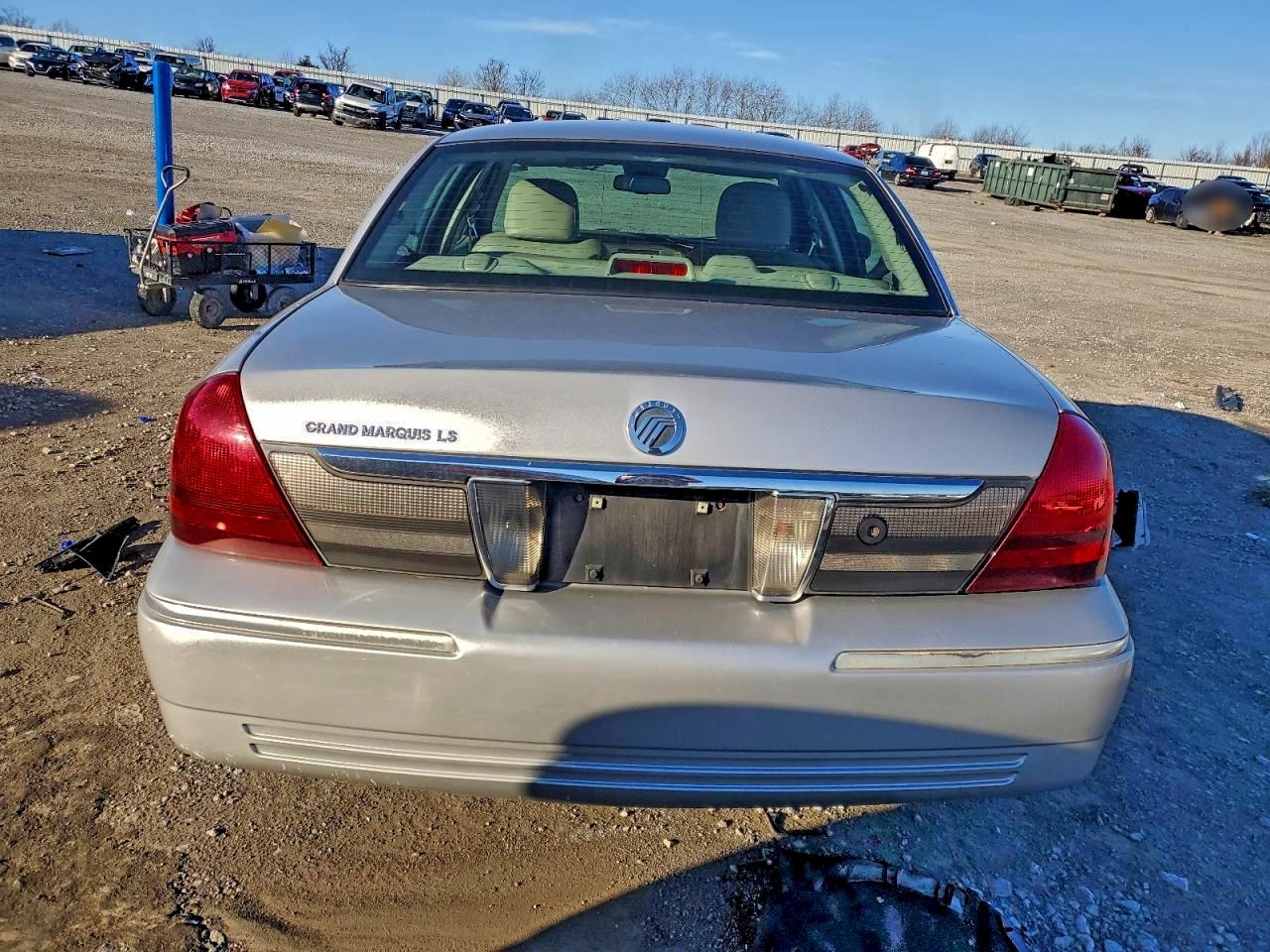 2007 Mercury Grand Marquis Ls Серый vin: 2MEFM75VX7X635877