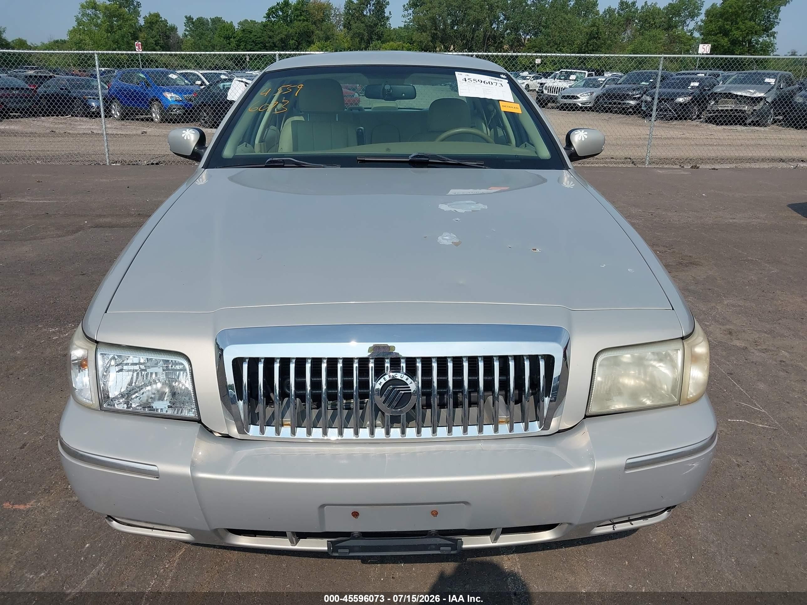 2008 Mercury Grand Marquis Ls Gray vin: 2MEFM75VX8X662563