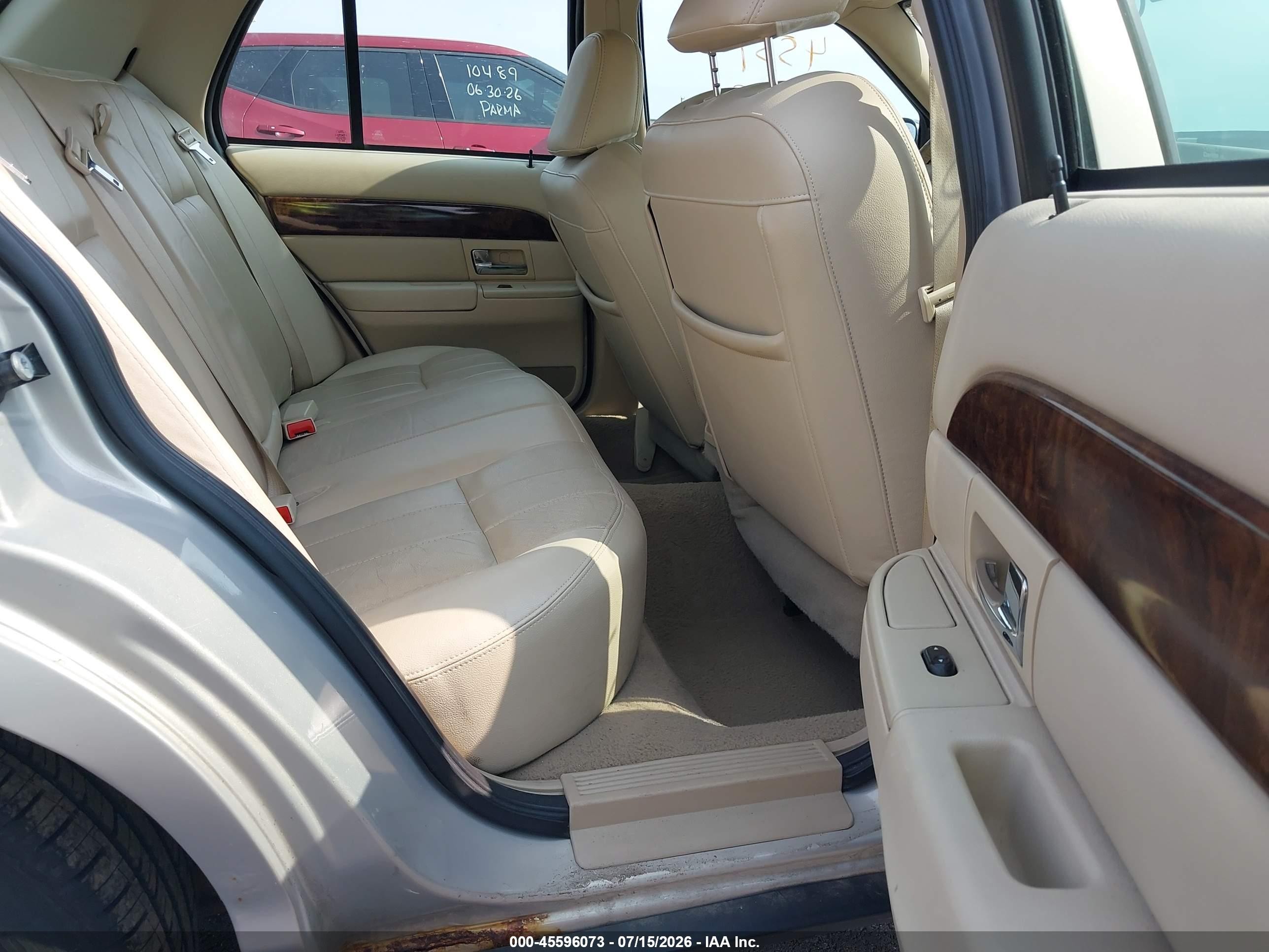 2008 Mercury Grand Marquis Ls Gray vin: 2MEFM75VX8X662563