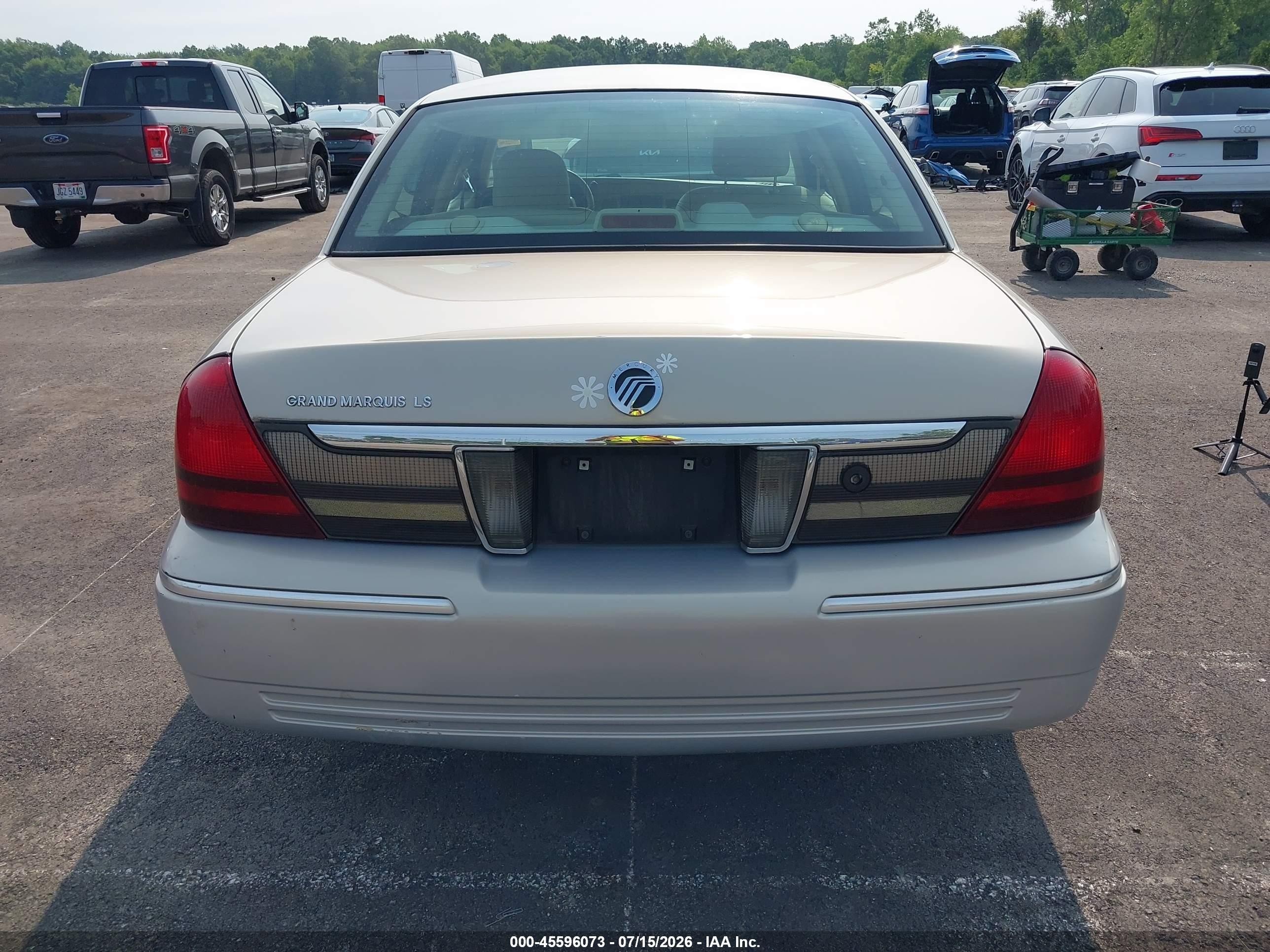 2008 Mercury Grand Marquis Ls Gray vin: 2MEFM75VX8X662563
