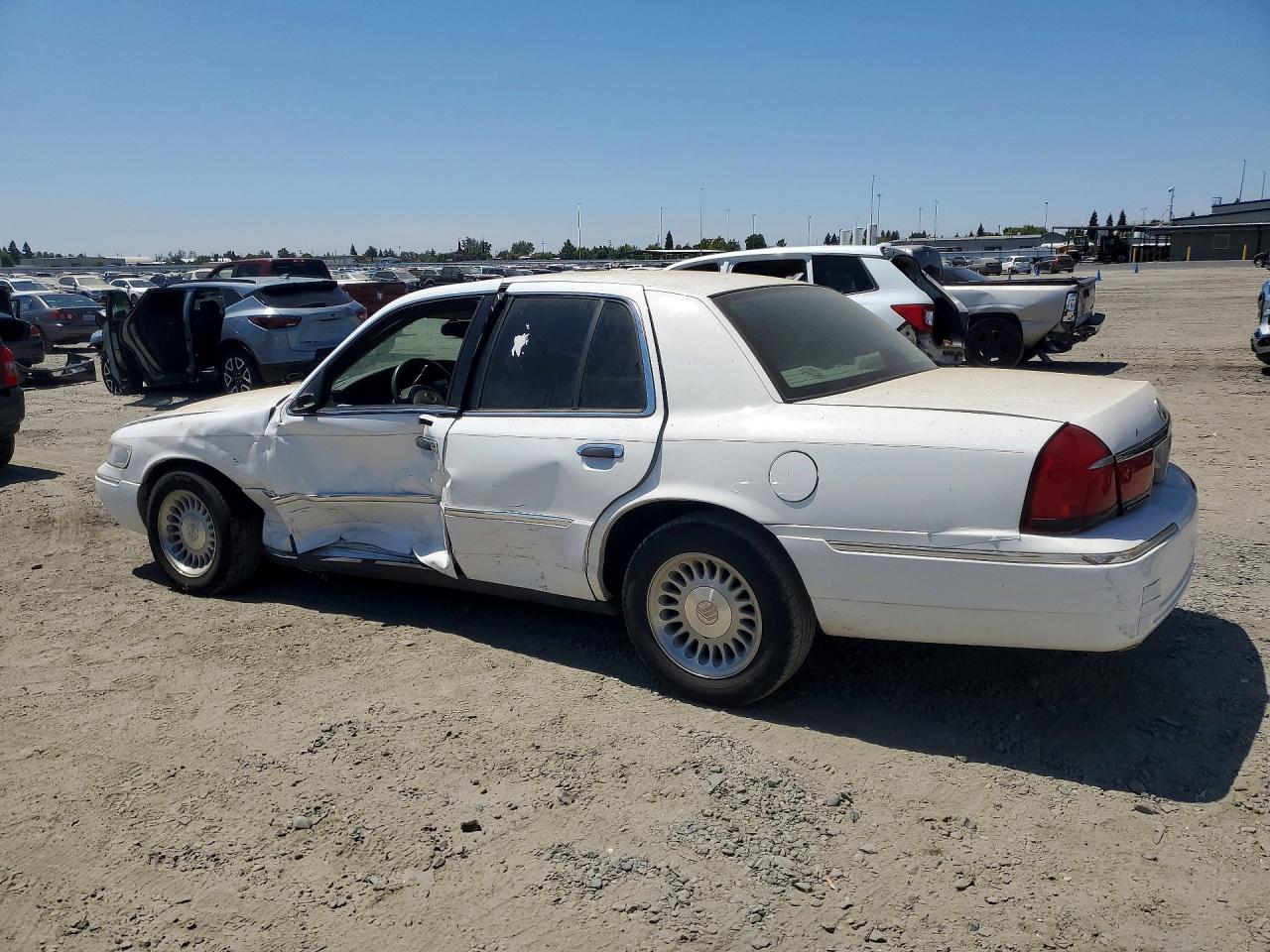 2001 Mercury Grand Marquis Ls White vin: 2MEFM75W01X667723