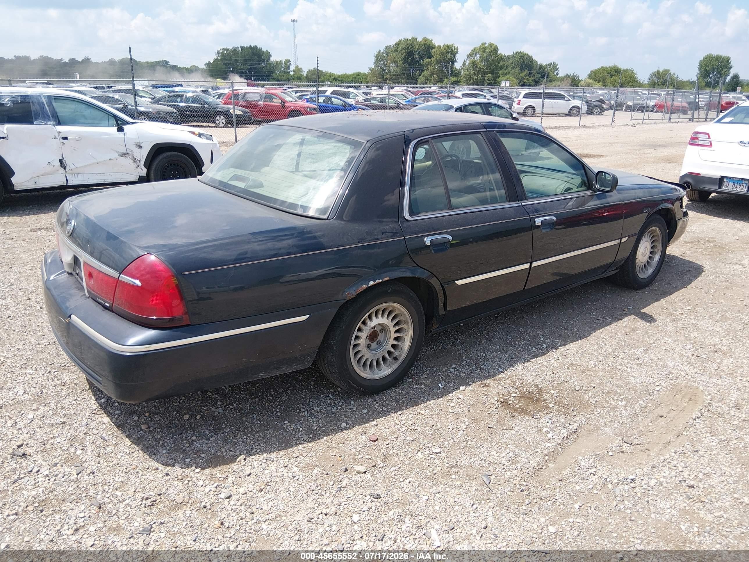 2002 Mercury Grand Marquis Ls Black vin: 2MEFM75W02X654374